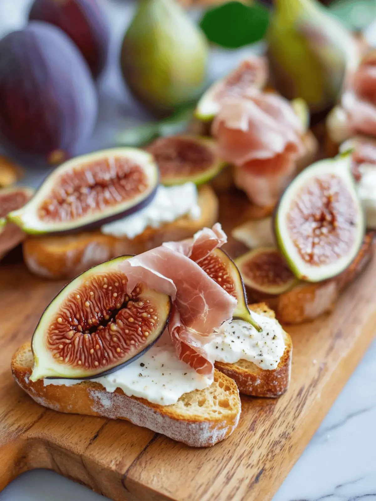 Irresistible Fig & Prosciutto Crostini for Effortless Entertaining 4 Fig & Prosciutto Crostini