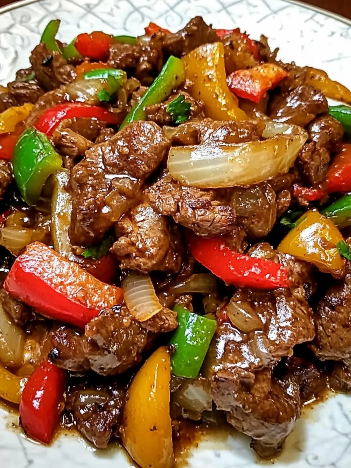 Savory Pepper Steak with Bell Peppers and Onion Delight 4 Pepper Steak with Bell Peppers and Onion