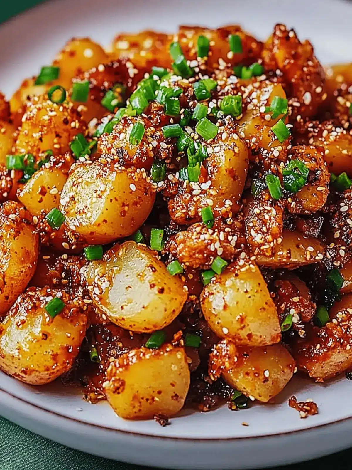 Crispy Korean Potato Dish with Zesty Shallot-Lime Sauce 2 Crispy Korean Potato Dish