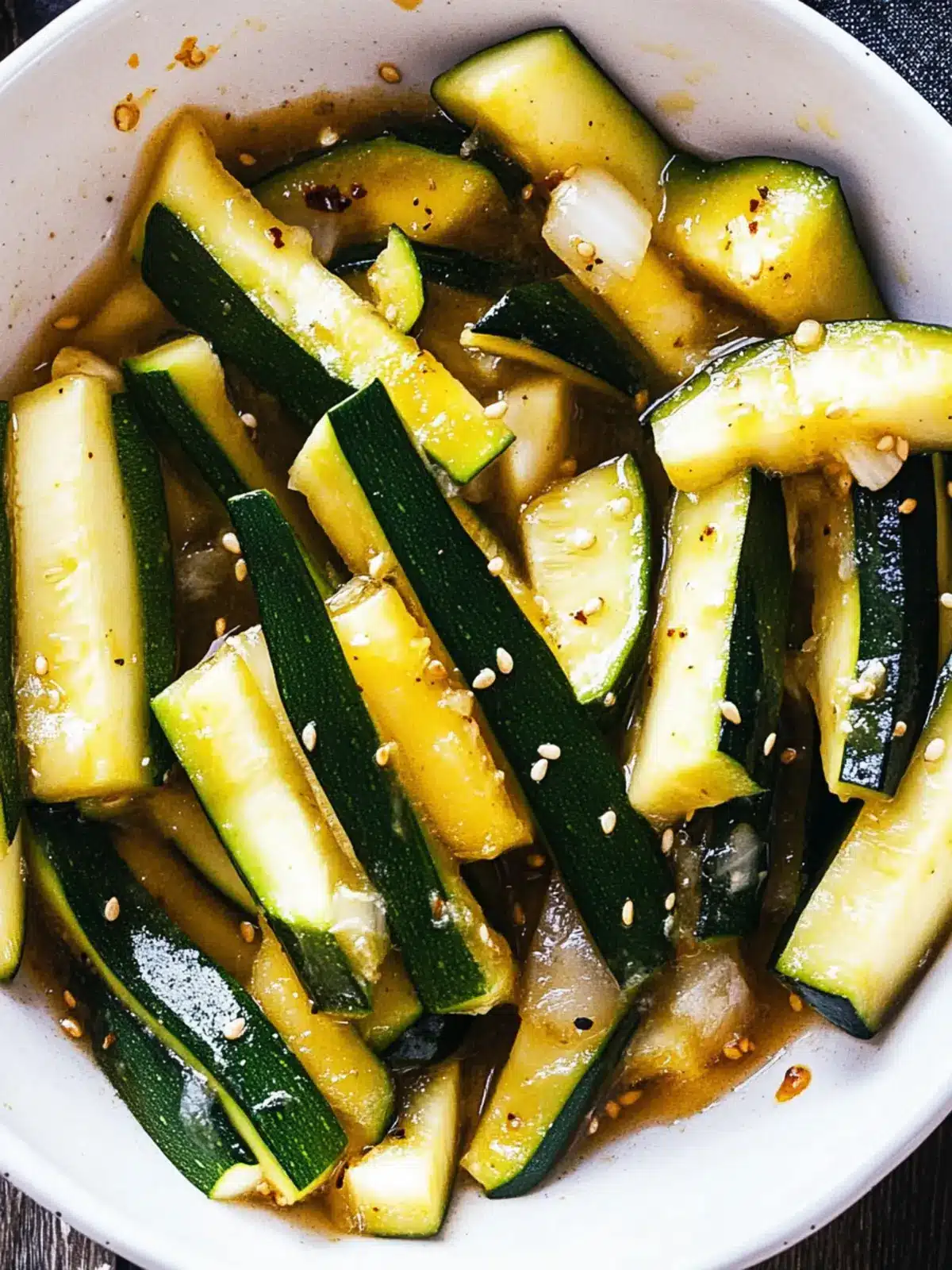 Savor Japanese Zucchini with Bold Teriyaki Bliss 5 Japanese Zucchini