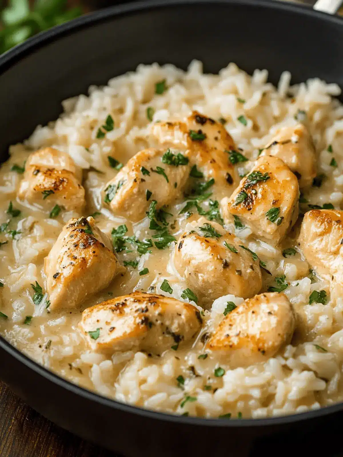 Irresistible Creamy Herb Chicken & Basmati Rice Delight 5 Creamy Herb Chicken & Basmati Rice