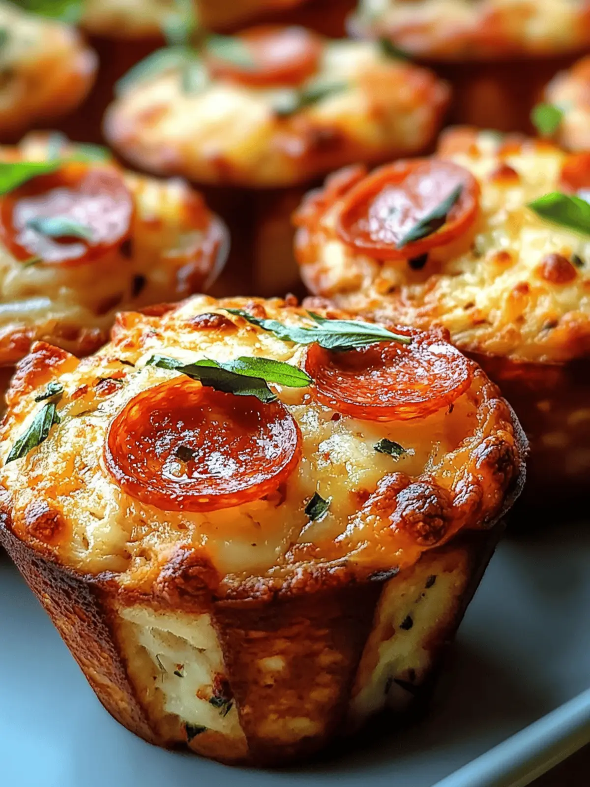 Delicious Pizza Muffins: A Fun Twist on Homemade Comfort Food 3 Pizza Muffins