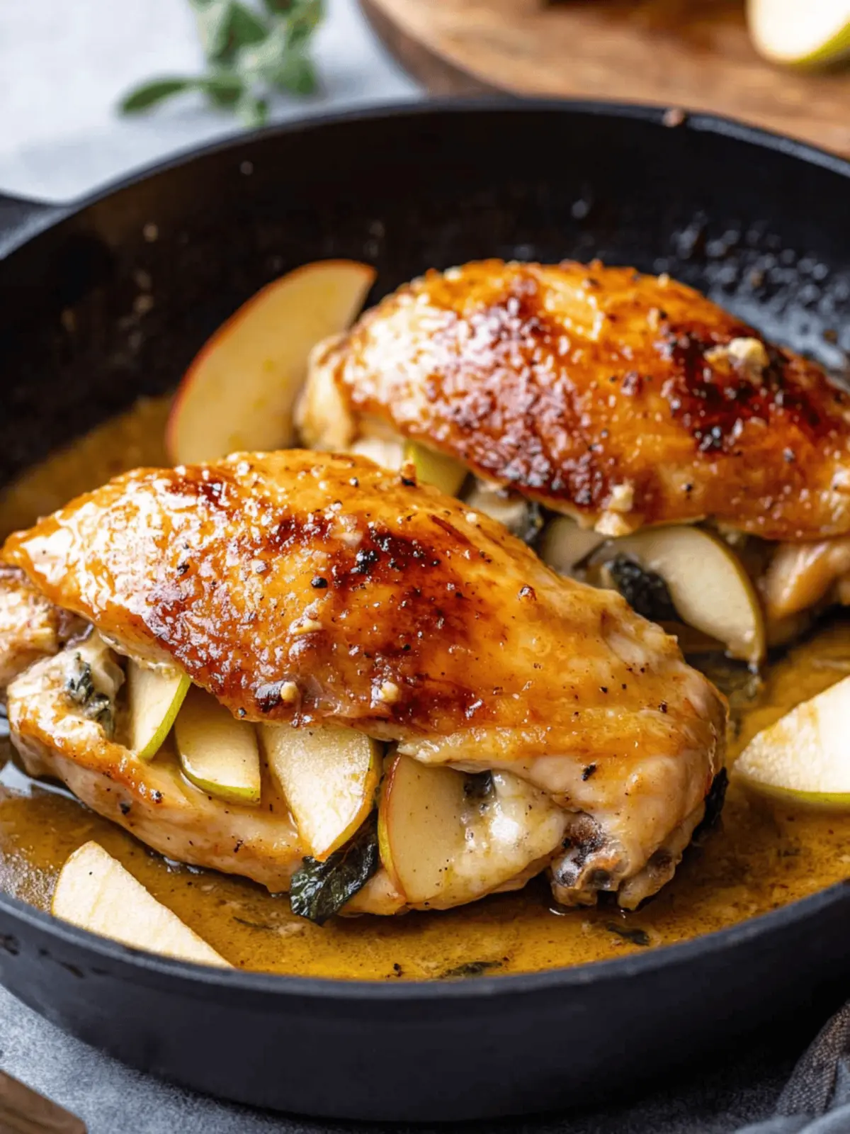 Savory Apple and Brie Stuffed Chicken for Cozy Nights 2 Apple and Brie Stuffed Chicken