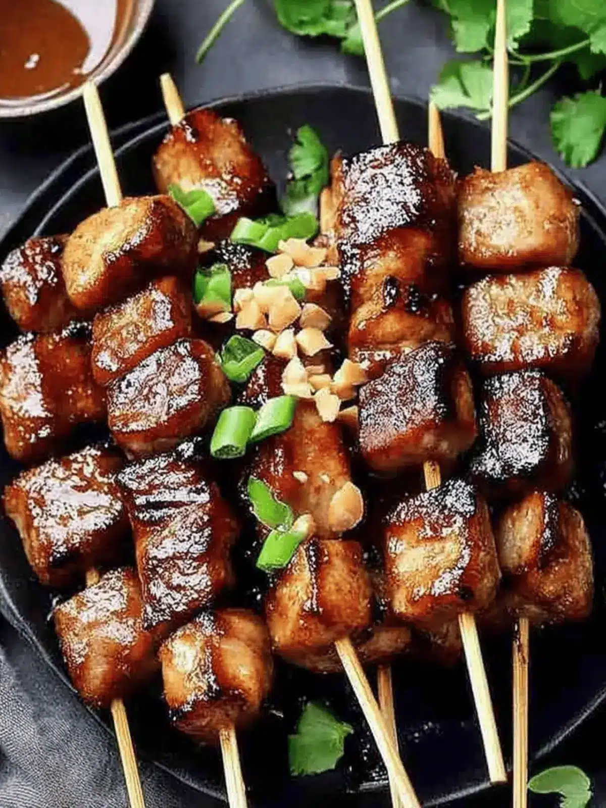 Savory Pork Satay with Peanut Sauce for Instant Flavor Bliss 2 Pork Satay with Peanut Sauce
