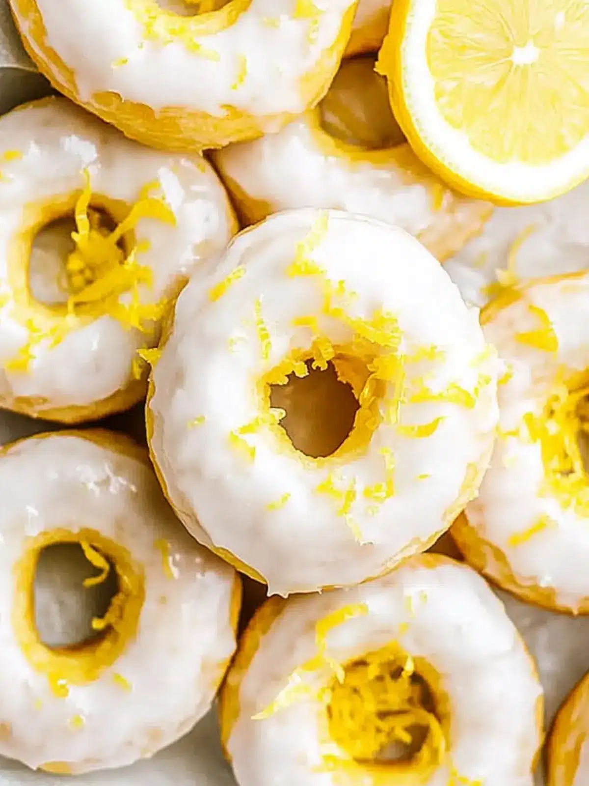 Lemon Vanilla Protein Donuts with Glaze That Delightfully Nourish 5 Lemon Vanilla Protein Donuts with Glaze