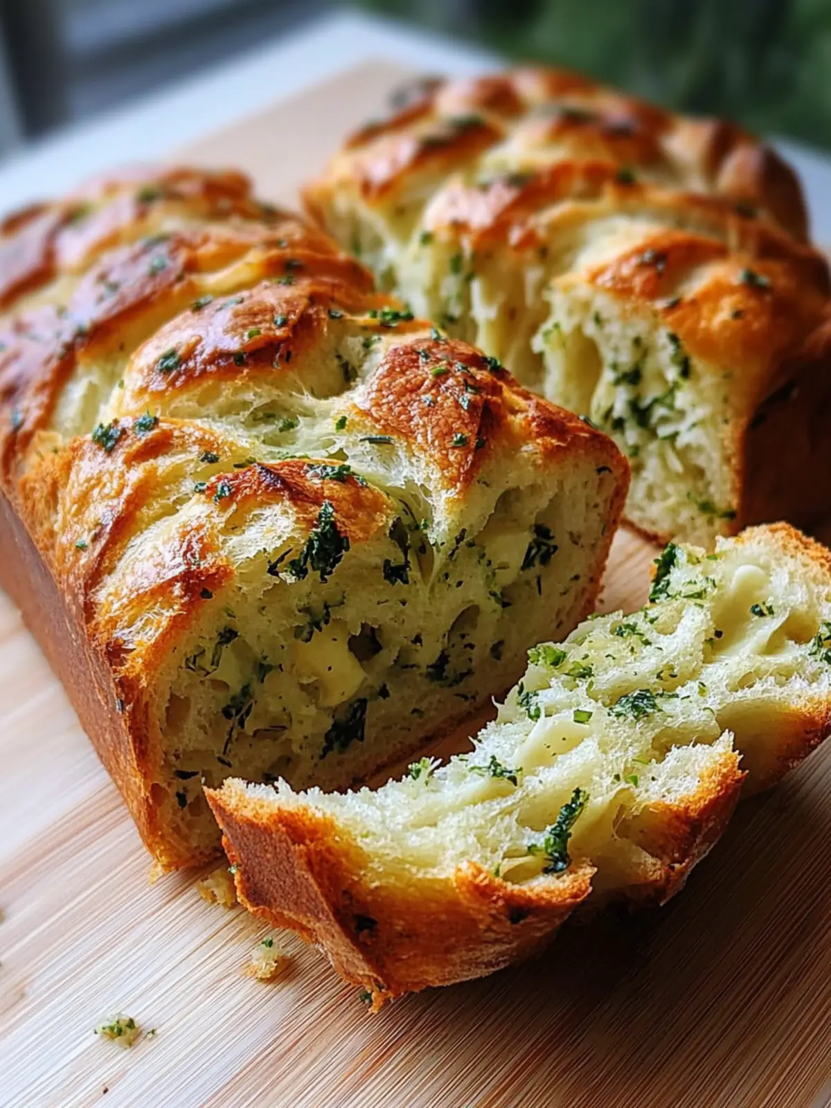 Mouthwatering Swirled Garlic Herb and Cheese Bread Recipe 5 Swirled Garlic Herb and Cheese Bread