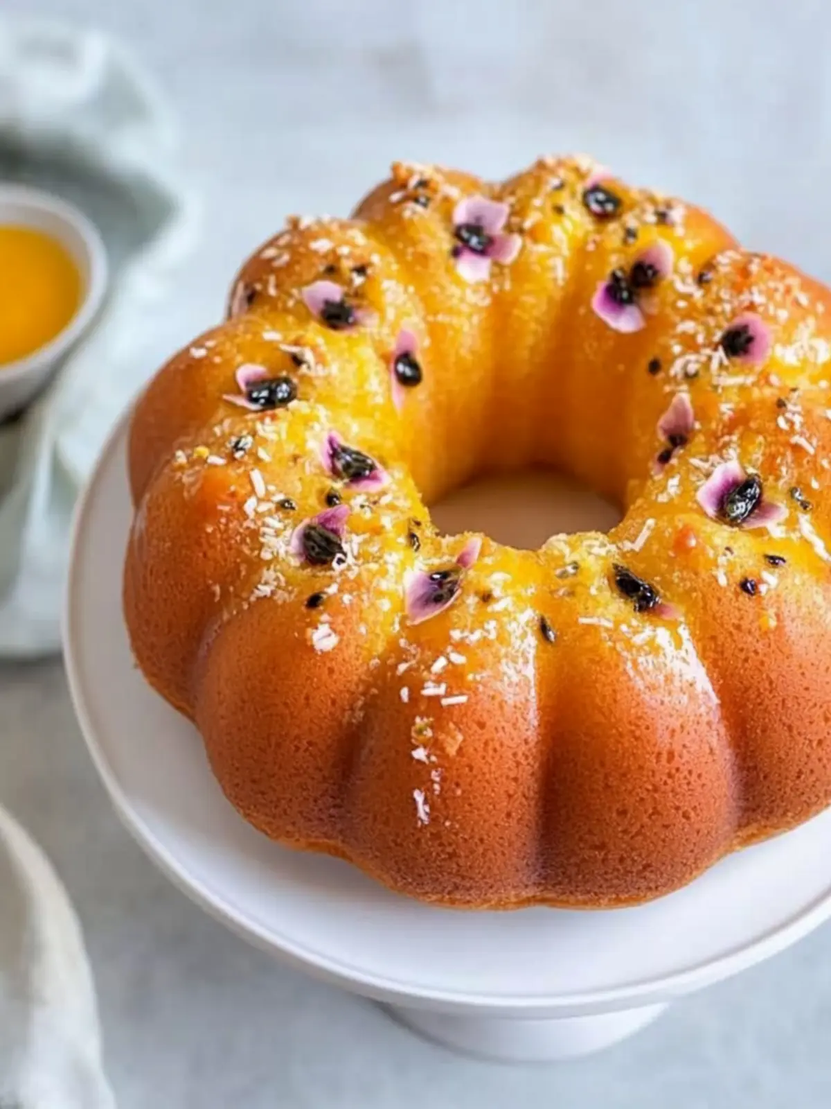 Heavenly Passionfruit Coconut Bundt Cake for Sweet Moments 3 Passionfruit Coconut Bundt Cake