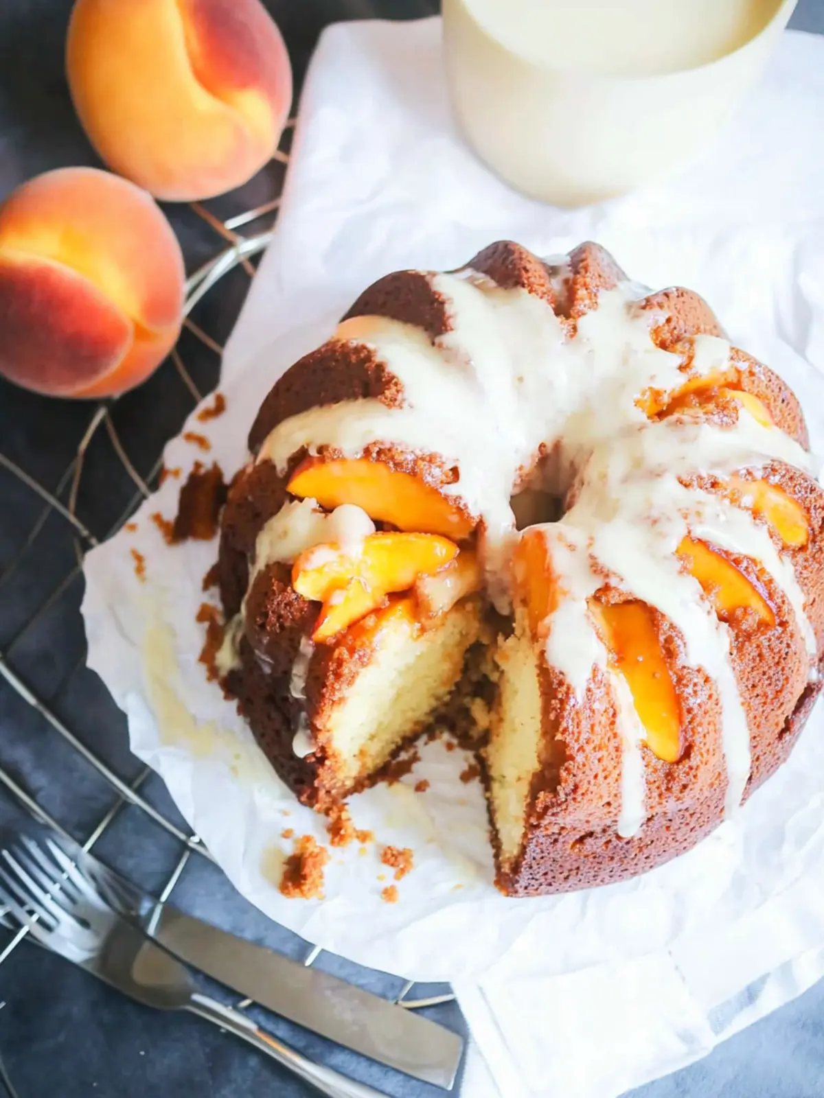 Heavenly Peach Cobbler Pound Cake That'll Wow Your Guests 2 Peach Cobbler Pound Cake