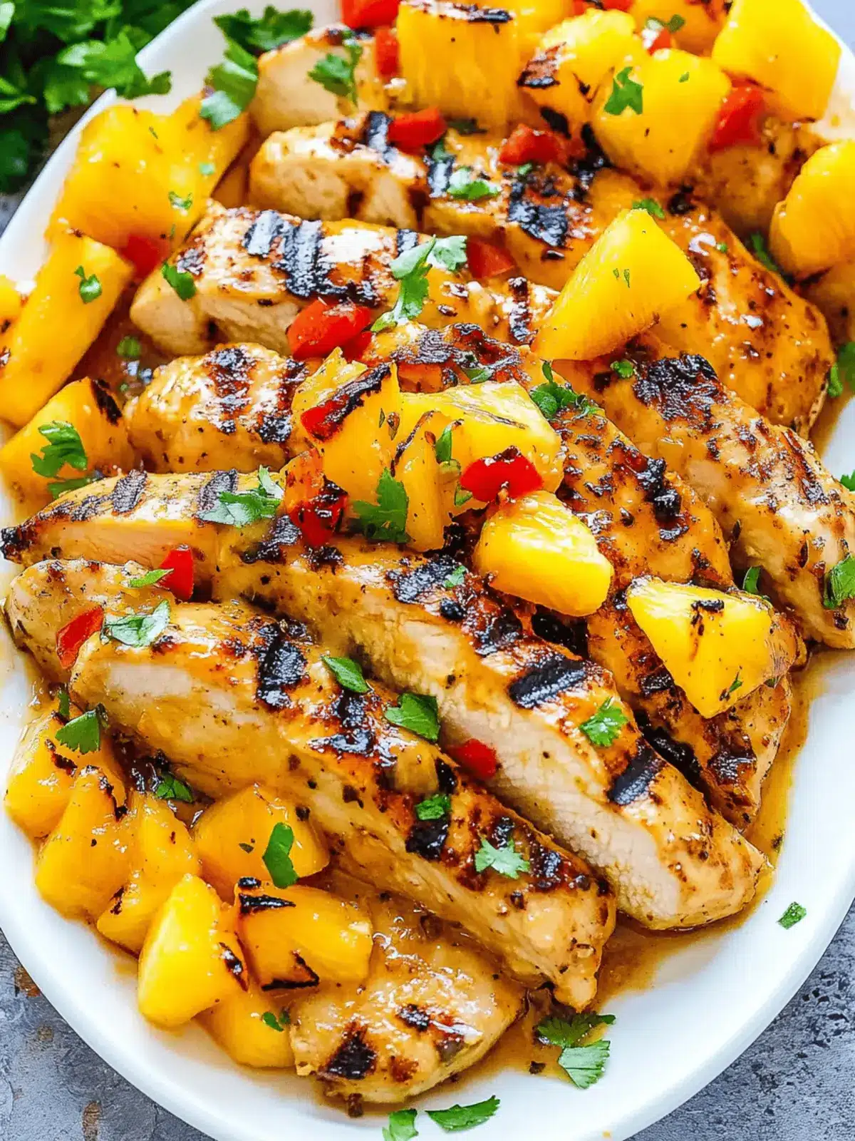 Zesty Grilled Mango Pineapple Chicken for Summer Feasts 5 Grilled Mango Pineapple Chicken