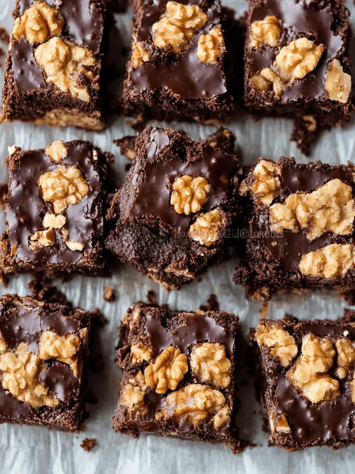 Classic Fudge Nut Bars: Irresistible Homemade Delight 2 Classic Fudge Nut Bars