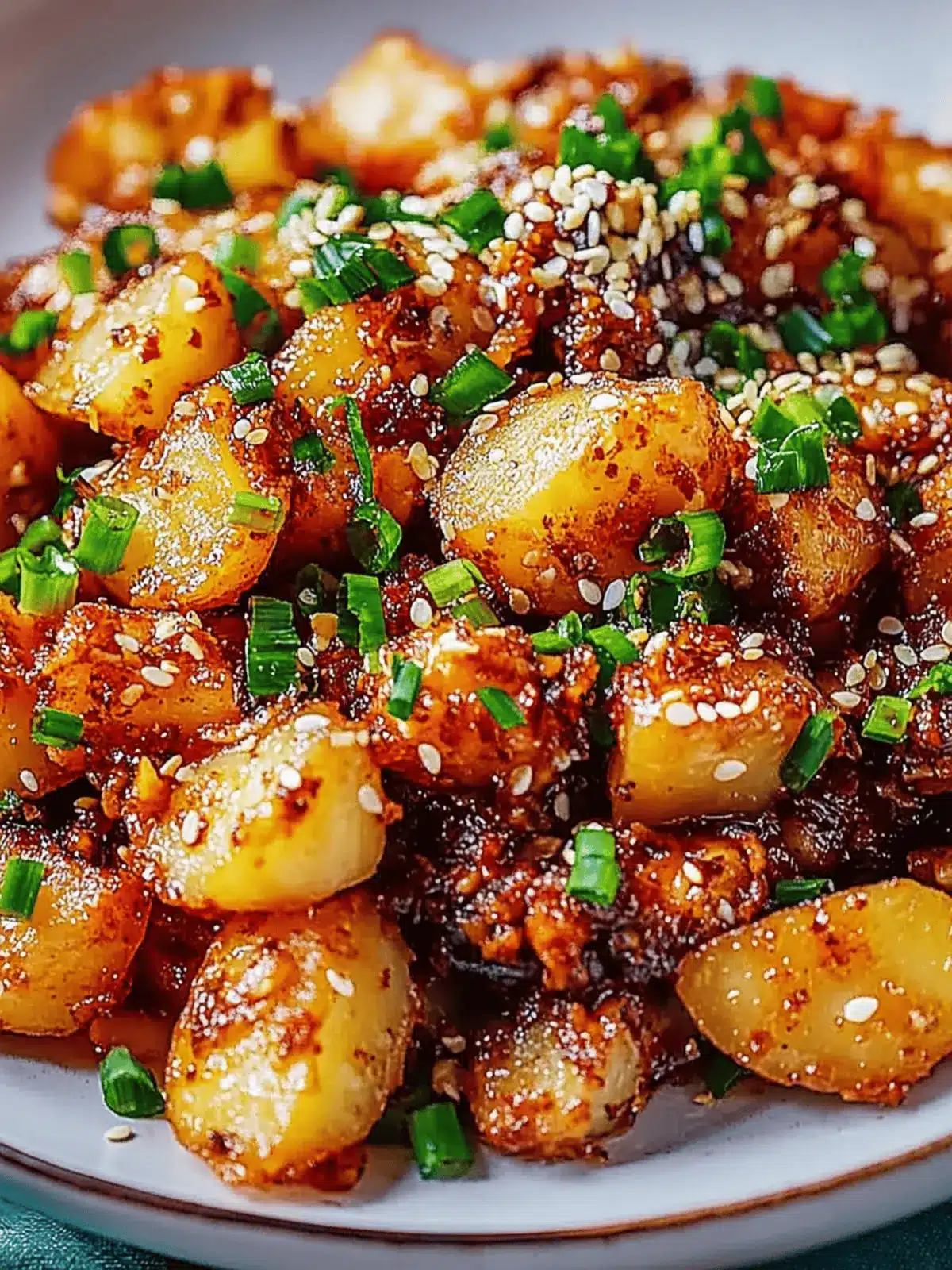 Crispy Korean Potato Dish with Zesty Shallot-Lime Sauce 5 Crispy Korean Potato Dish