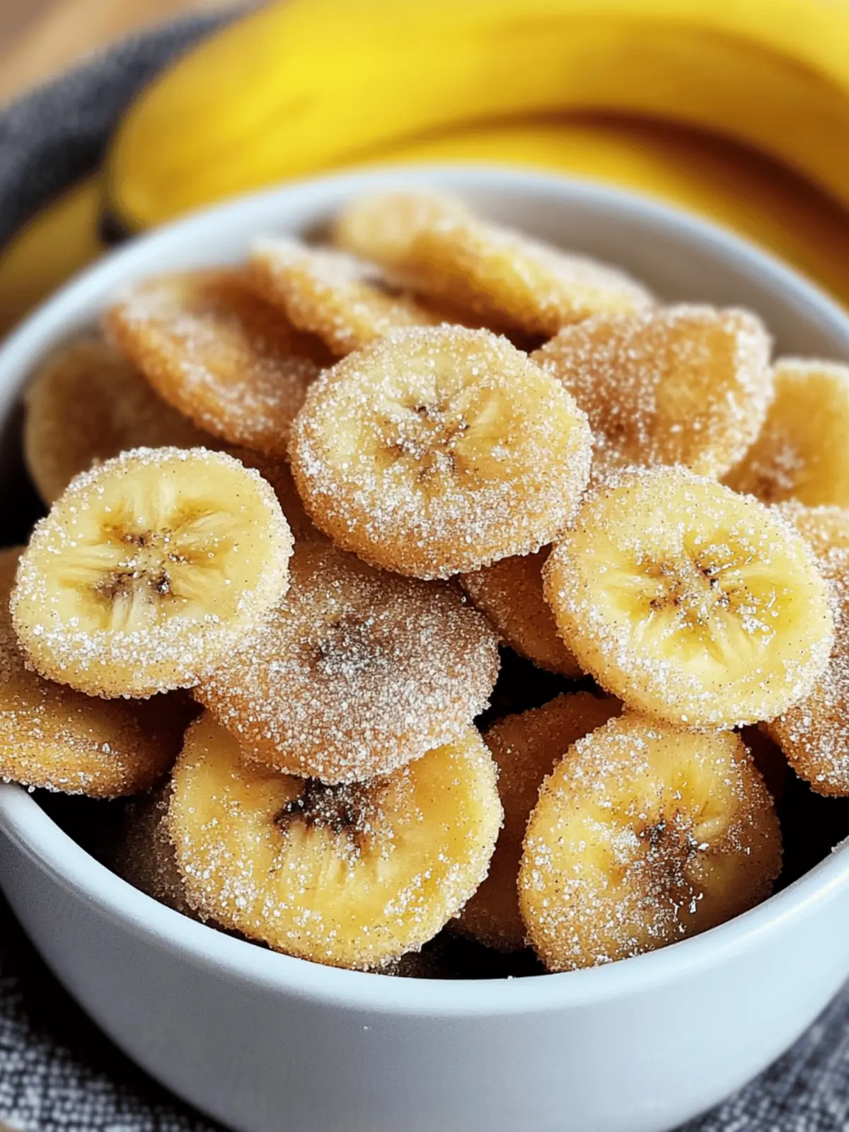 Crispy Cinnamon Sugar Air Fryer Banana Chips Made Easy 2 Cinnamon Sugar Air Fryer Banana Chips
