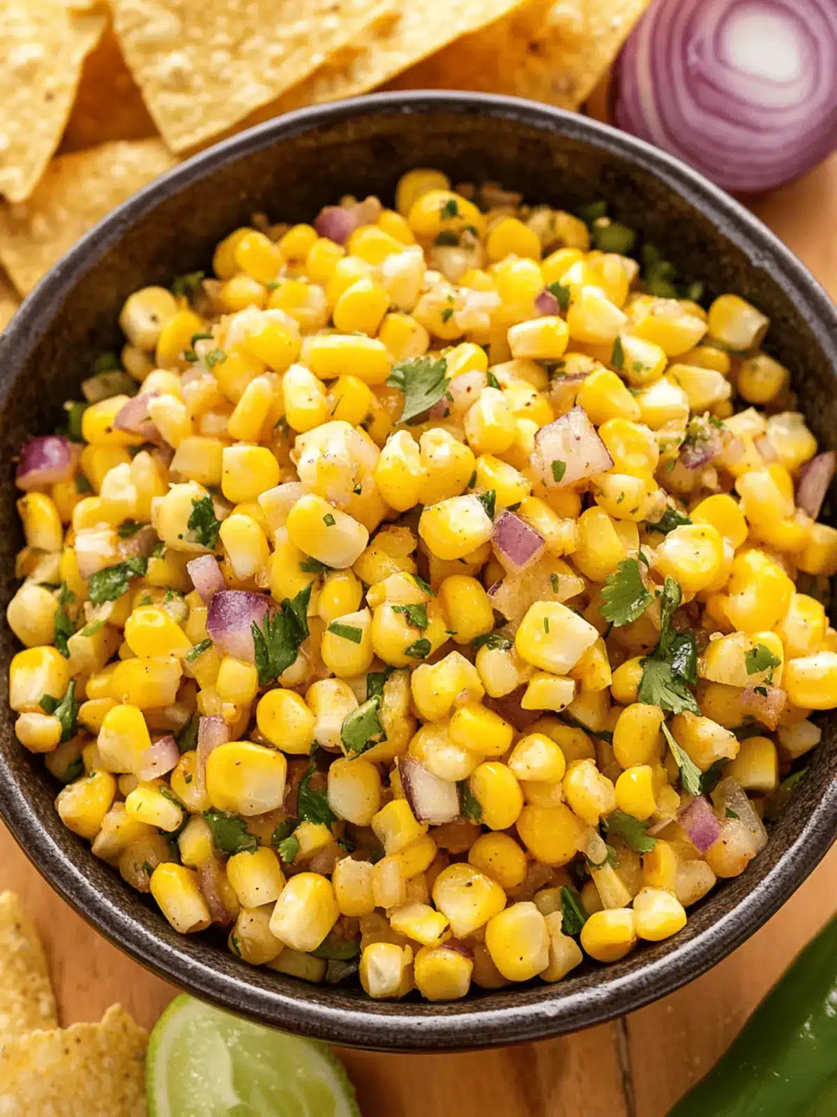 Irresistible Roasted Chili Corn Salsa Chipotle Copycat Recipe 2 Roasted Chili Corn Salsa (Chipotle Copycat)