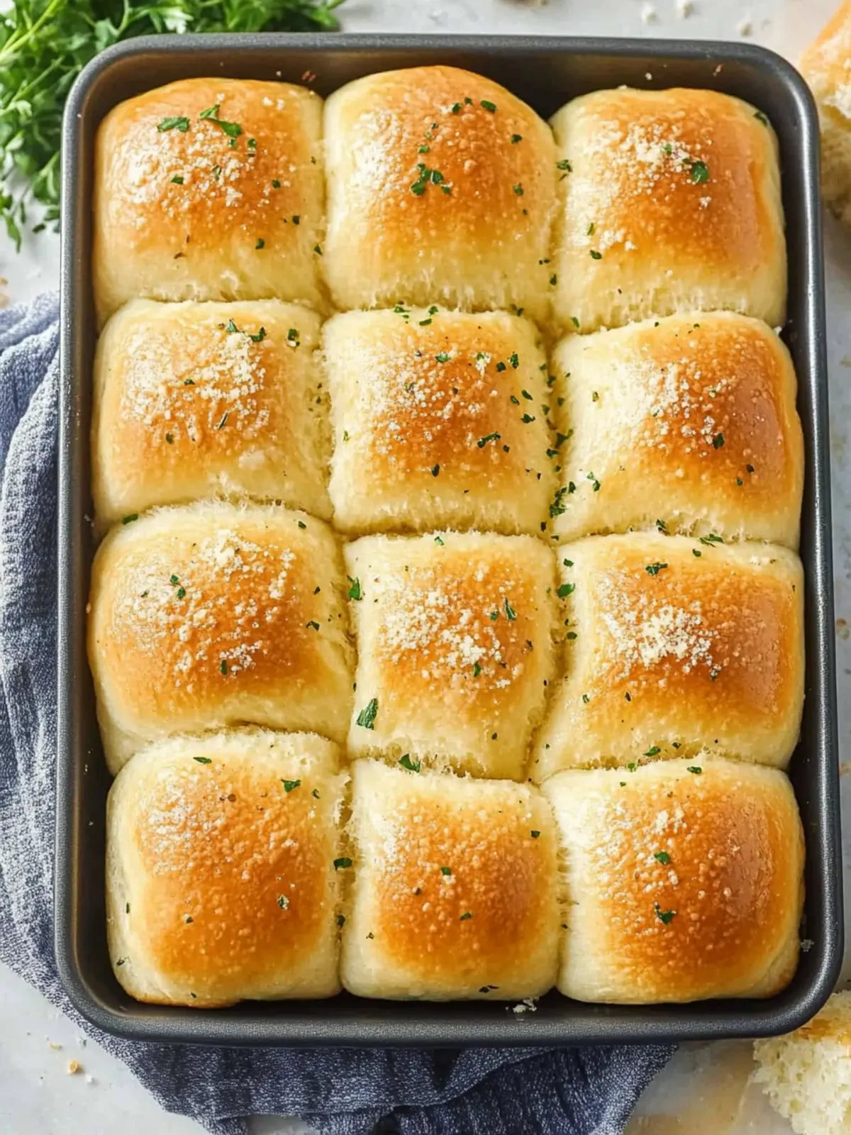 30-Minute Garlic Parmesan Dinner Rolls That Steal the Show 3 30-Minute Garlic Parmesan Dinner Rolls