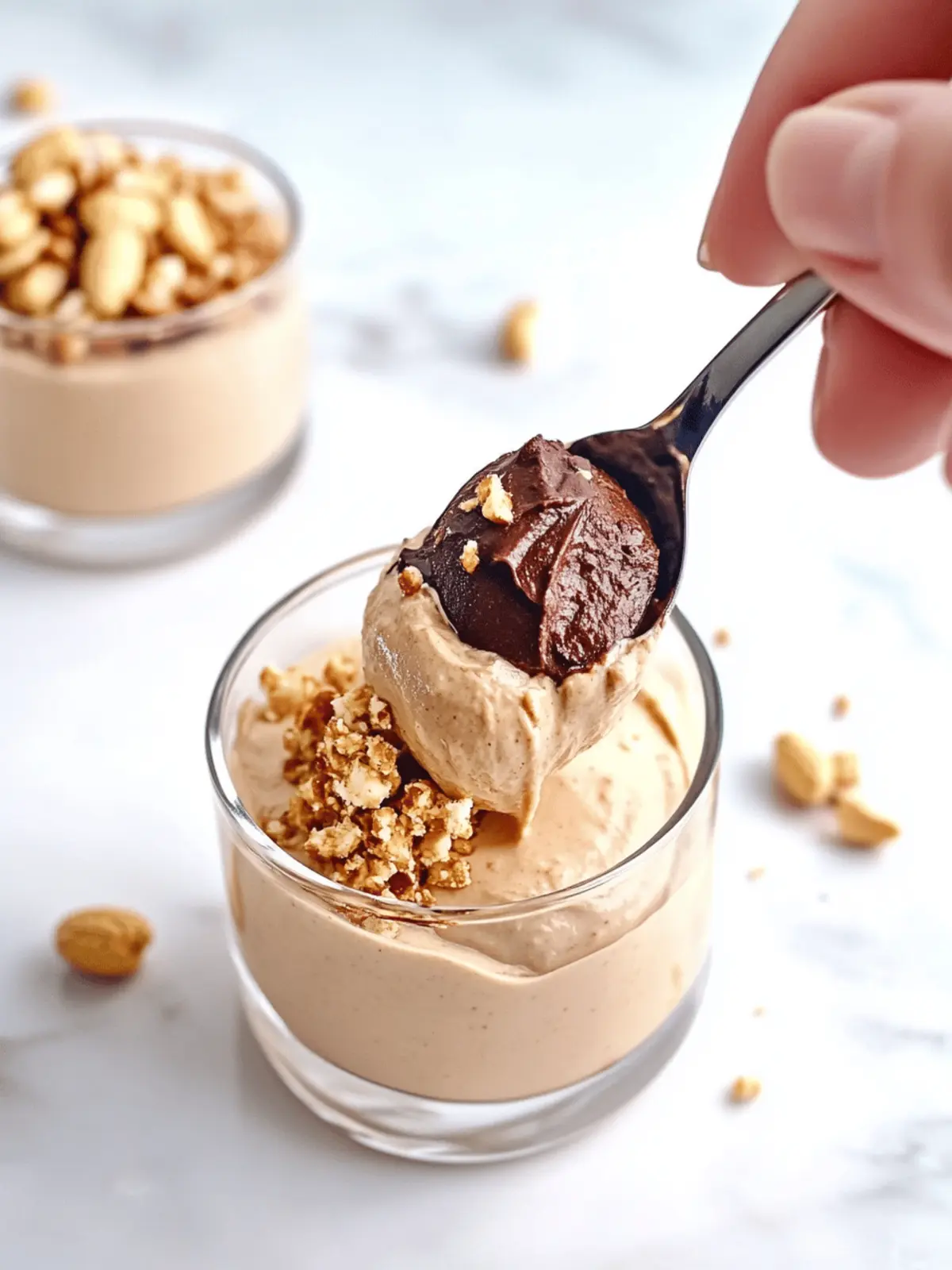 5-Minute Cottage Cheese Peanut Butter Mousse to Satisfy Cravings 4 5-Minute Cottage Cheese Peanut Butter Mousse