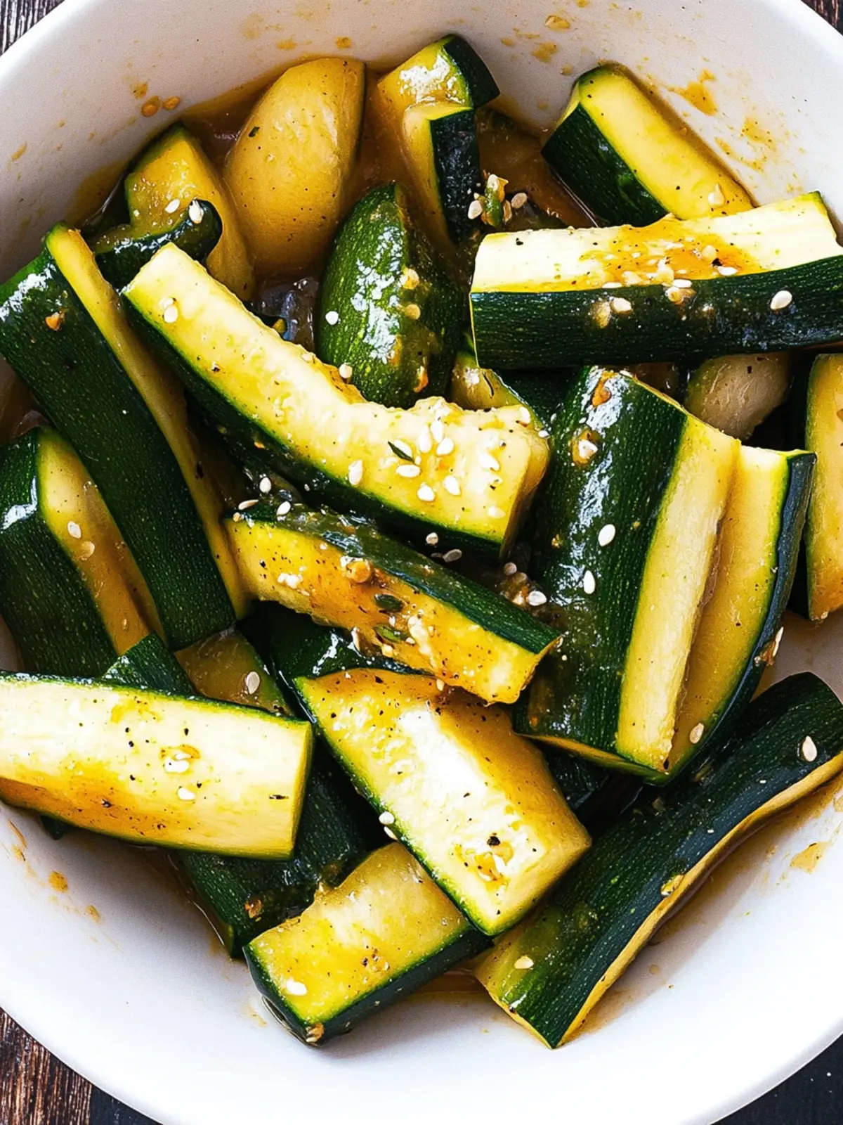 Savor Japanese Zucchini with Bold Teriyaki Bliss 2 Japanese Zucchini