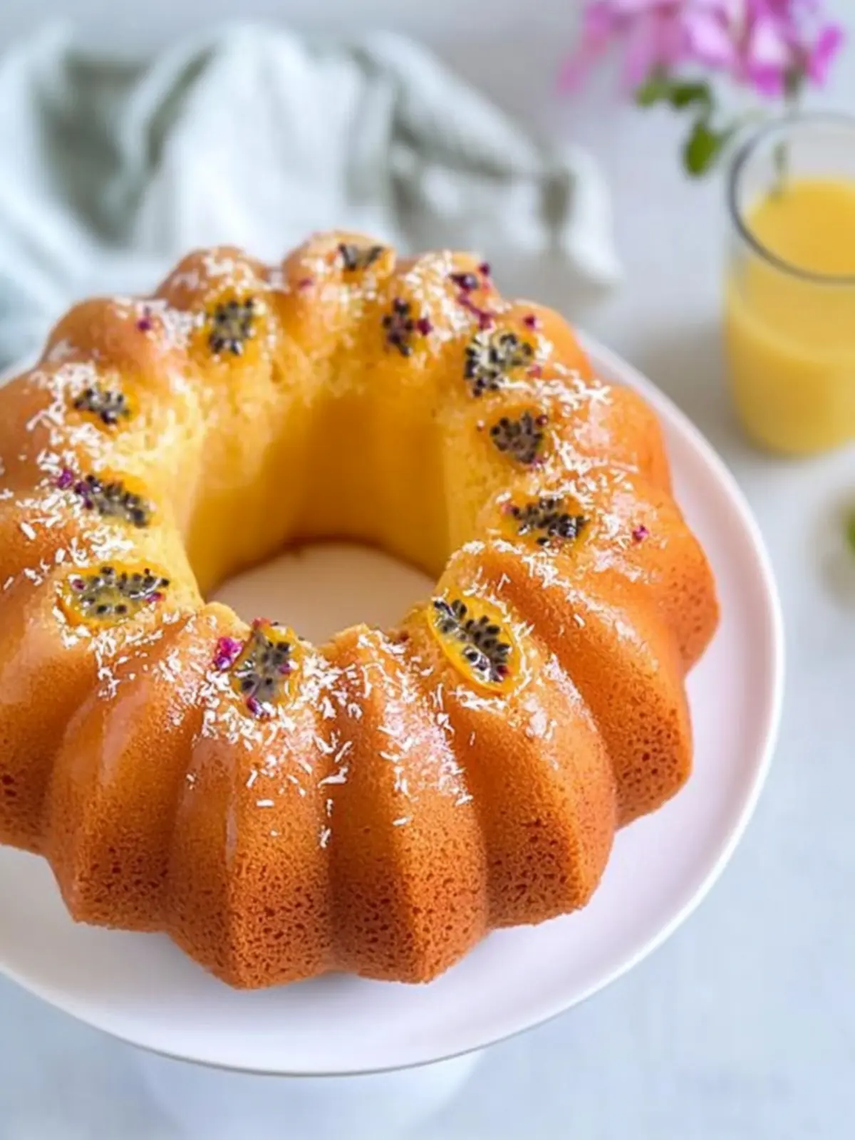 Heavenly Passionfruit Coconut Bundt Cake for Sweet Moments 4 Passionfruit Coconut Bundt Cake