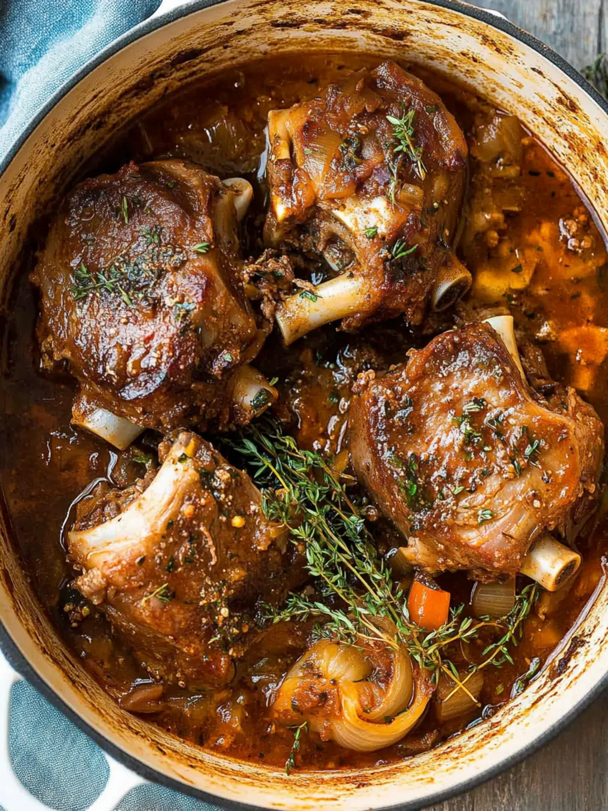 Savory Braised Pork Osso Bucco for Cozy Dinners at Home 2 Braised Pork Osso Bucco