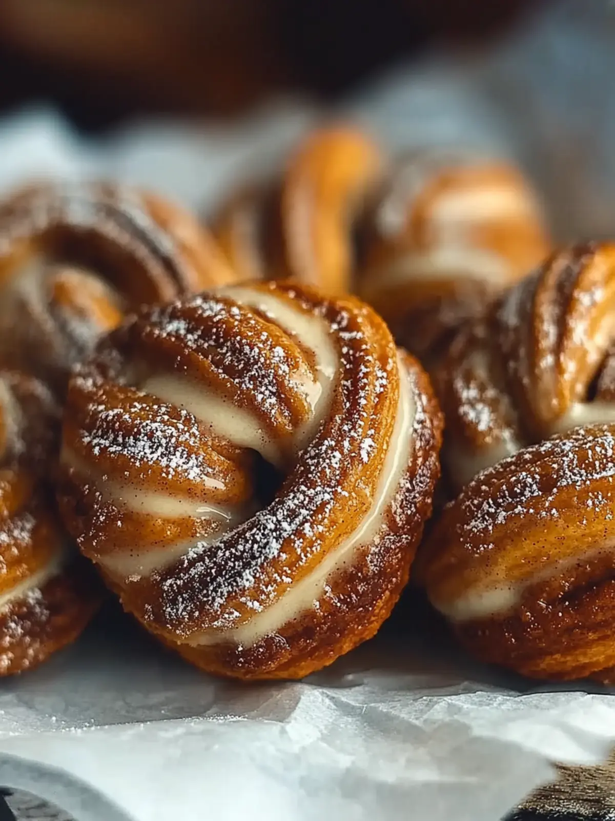 Heavenly Cinnamon Knots with Coffee Icing to Indulge Anytime 2 Cinnamon Knots with Coffee Icing
