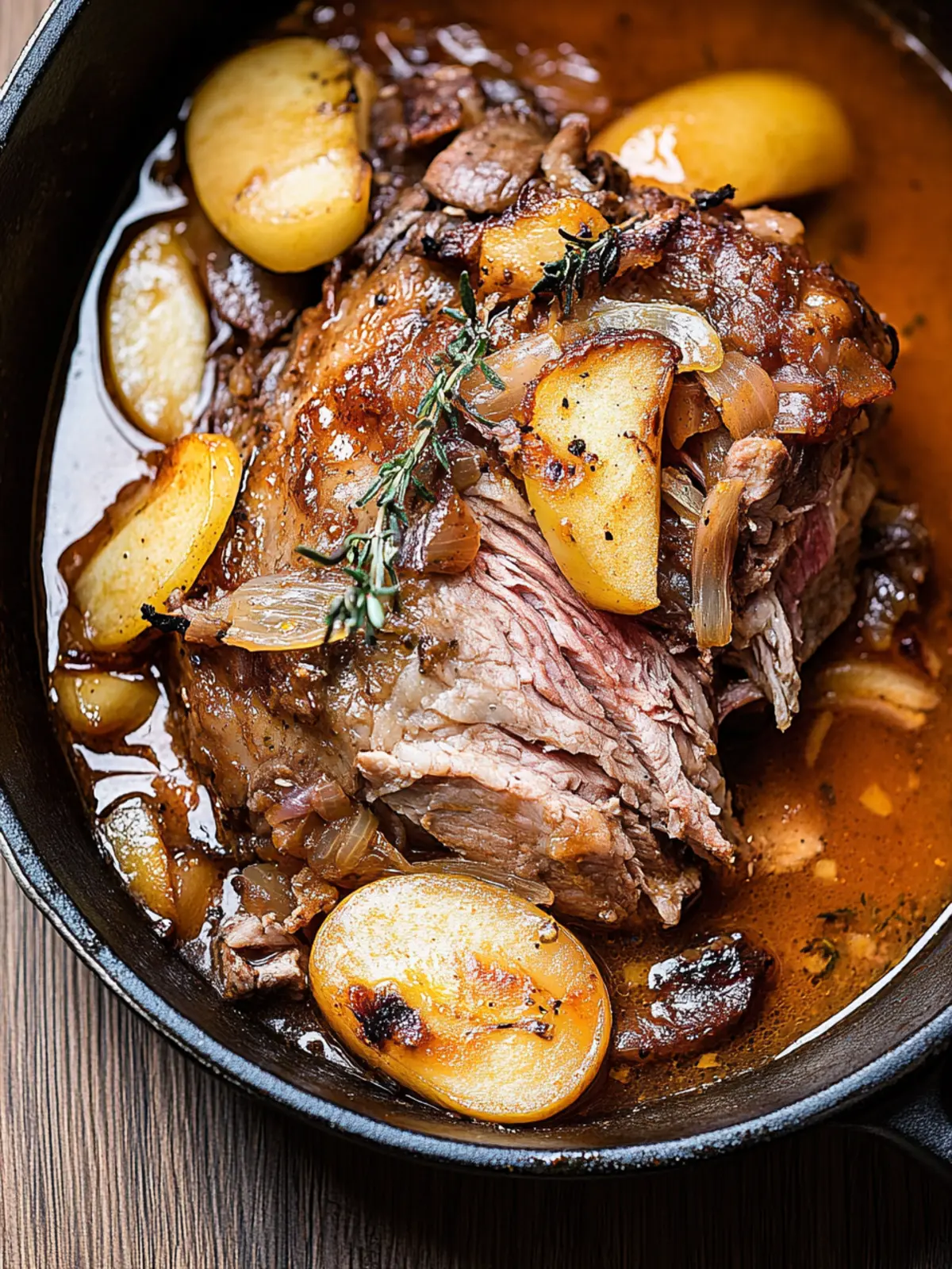 Apple Cider Braised Pork Shoulder: A Comforting Delight 4 APPLE CIDER BRAISED PORK SHOULDER