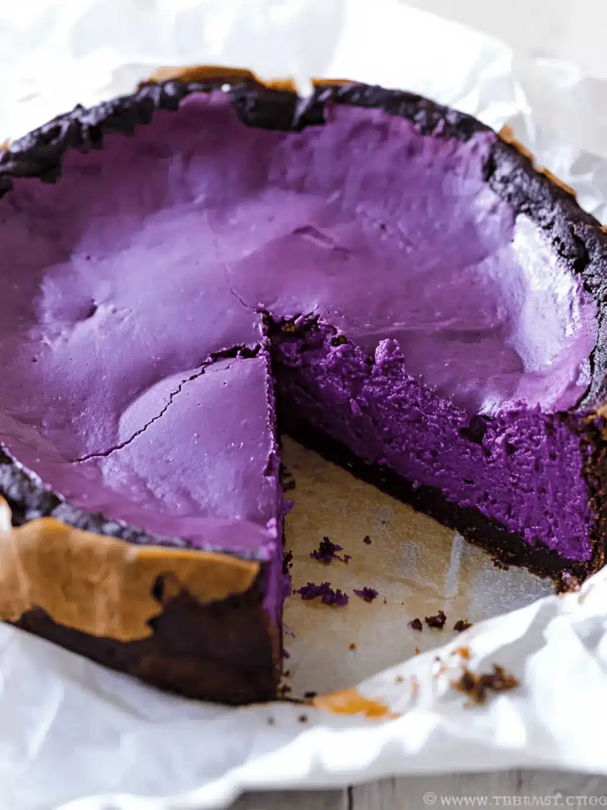 Irresistibly Creamy Ube Basque Cheesecake to Wow Your Guests 5 Ube Basque Cheesecake