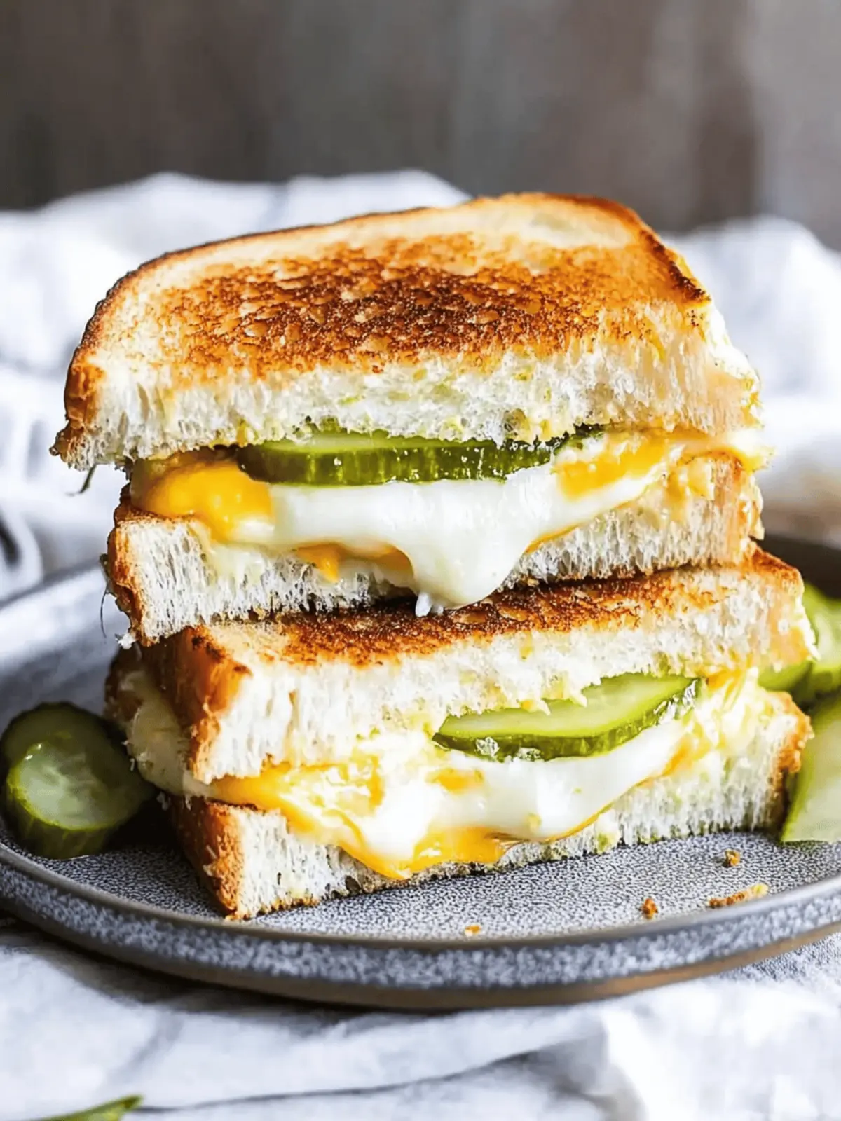 Irresistible Pickle Grilled Cheese Sandwich You’ll Crave! 4 Pickle Grilled Cheese Sandwich