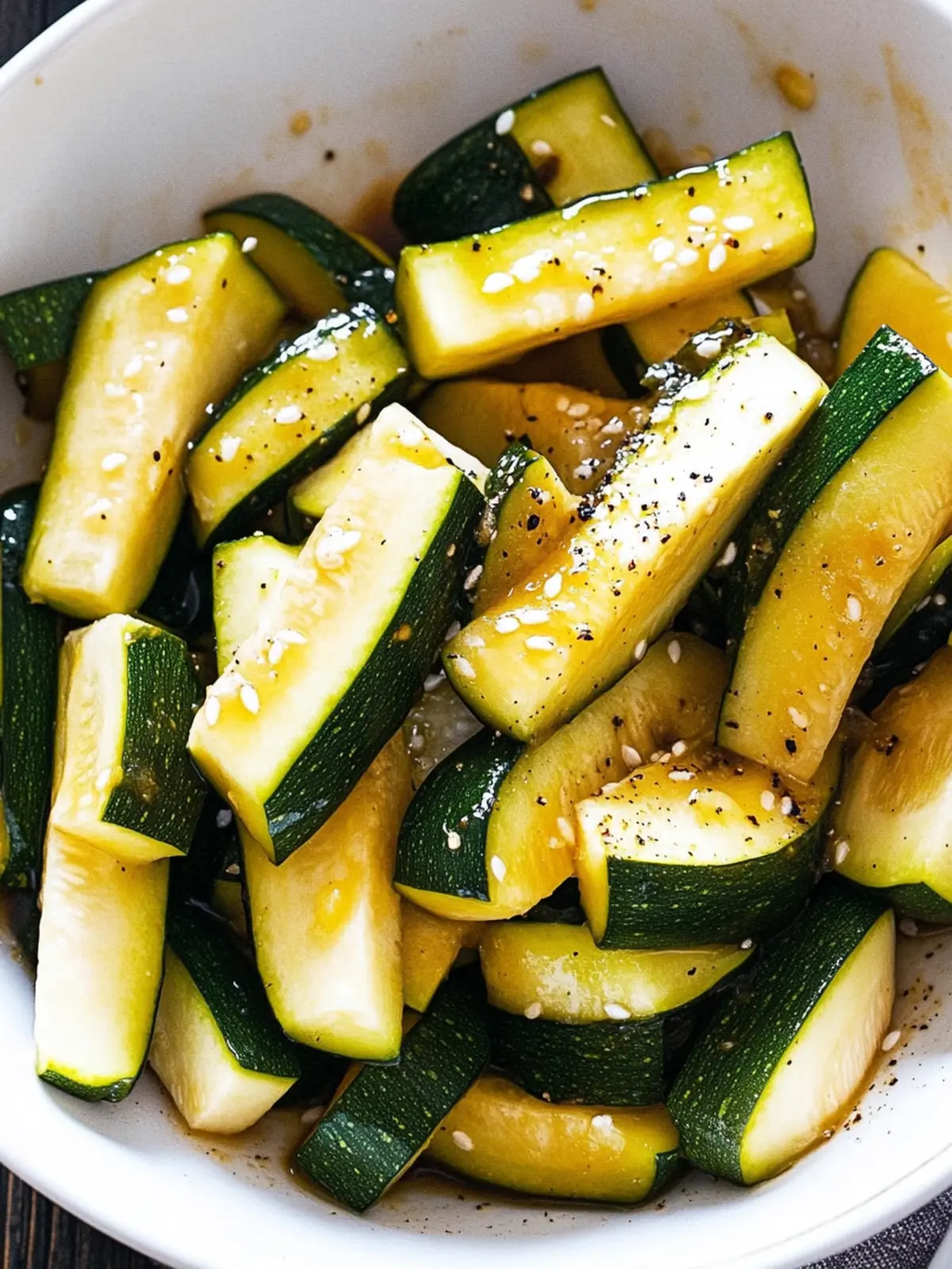 Savor Japanese Zucchini with Bold Teriyaki Bliss 3 Japanese Zucchini