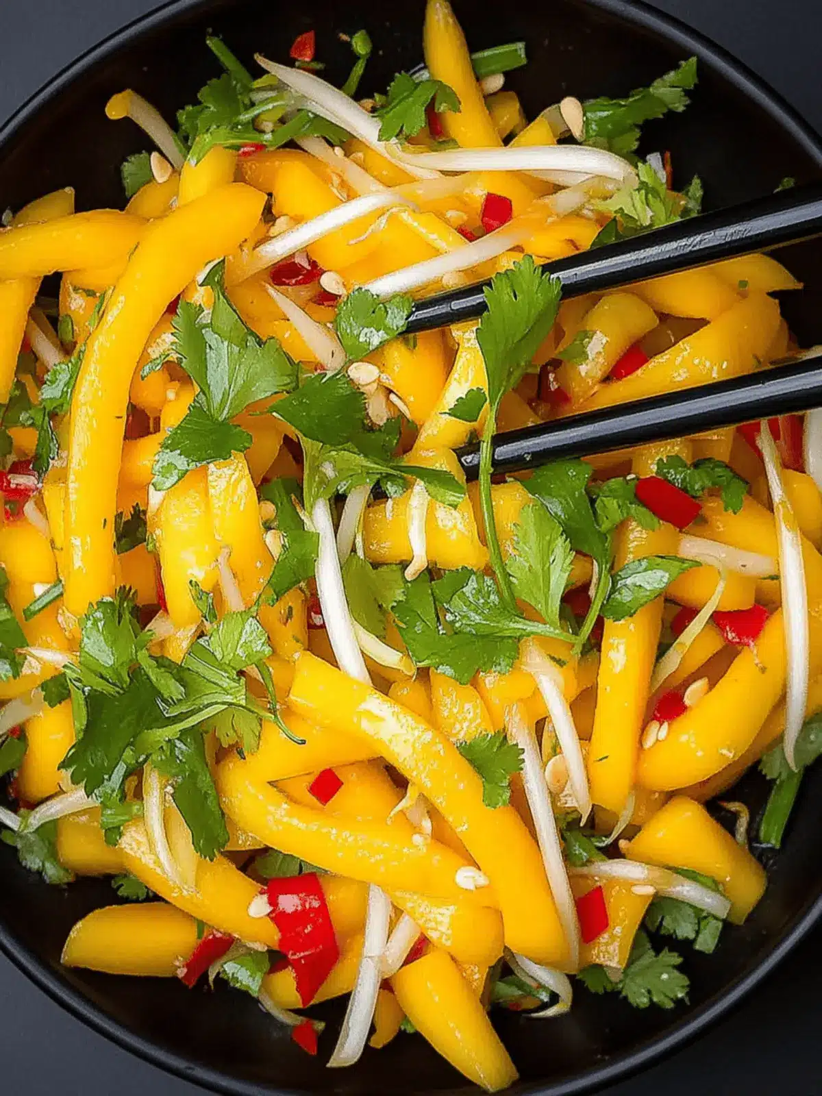 Fresh and Zesty Simple Thai Mango Salad You’ll Love 4 Simple Thai Mango Salad