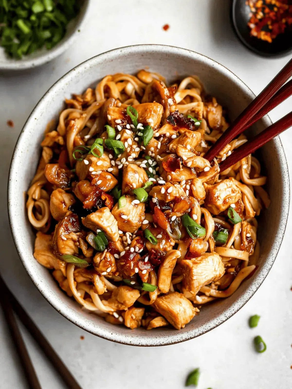 Kung Pao Chicken Noodles: Spicy Flavor That Thrills Your Tastebuds 2 Kung Pao Chicken Noodles
