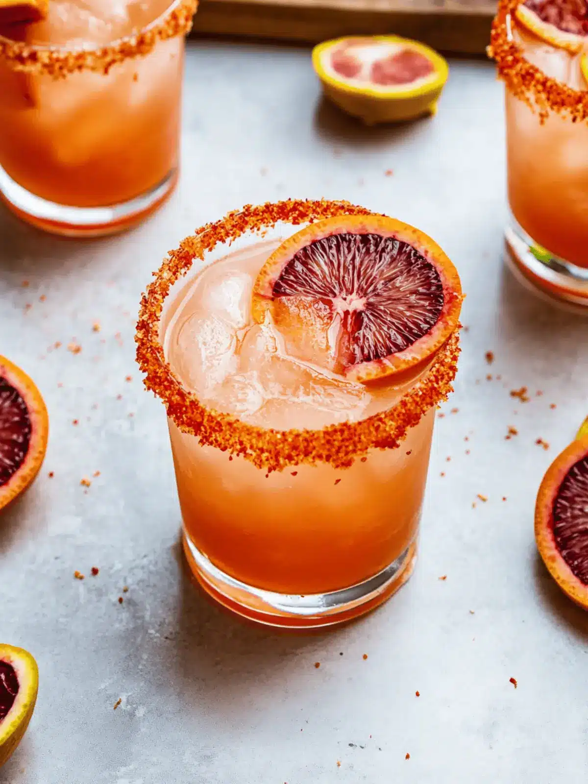 Spicy Blood Orange Margarita: A Zesty Twist on a Classic 4 Spicy Blood Orange Margarita