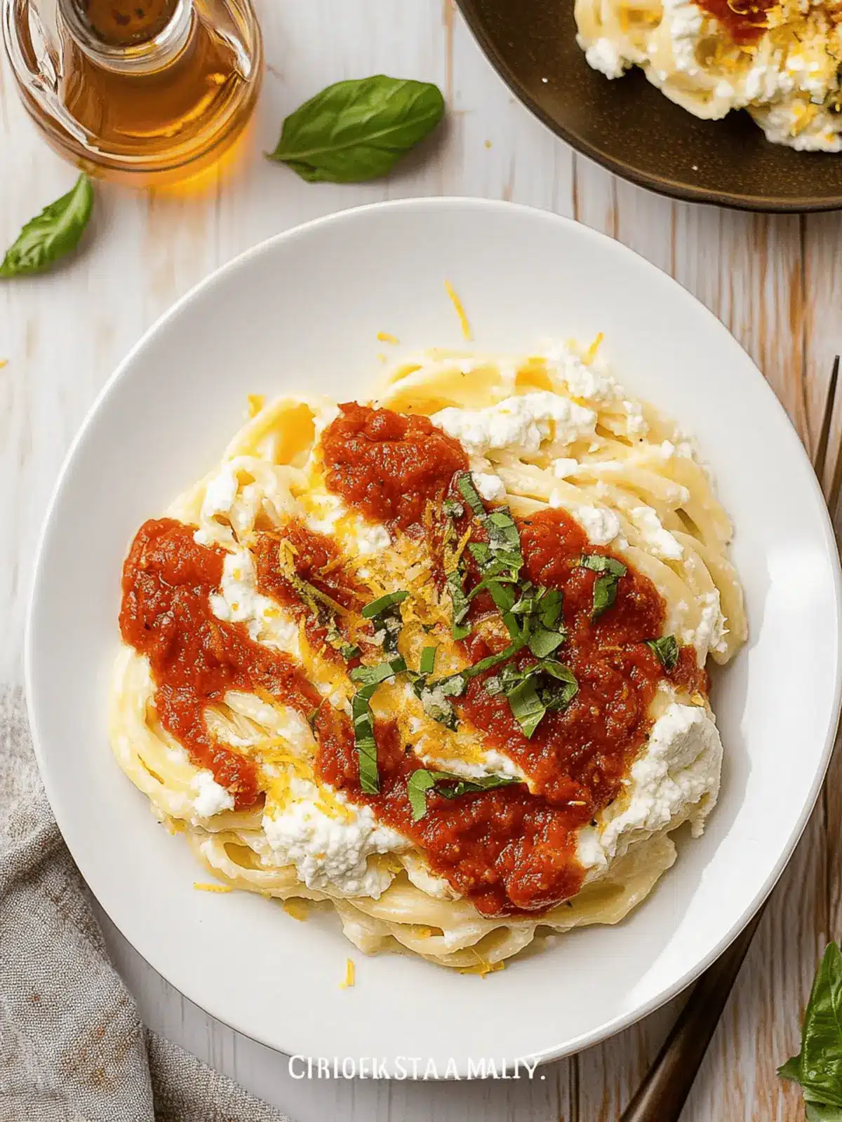 Lemon Ricotta Pasta with Marinara That'll Wow Your Taste Buds 5 Lemon Ricotta Pasta with Marinara