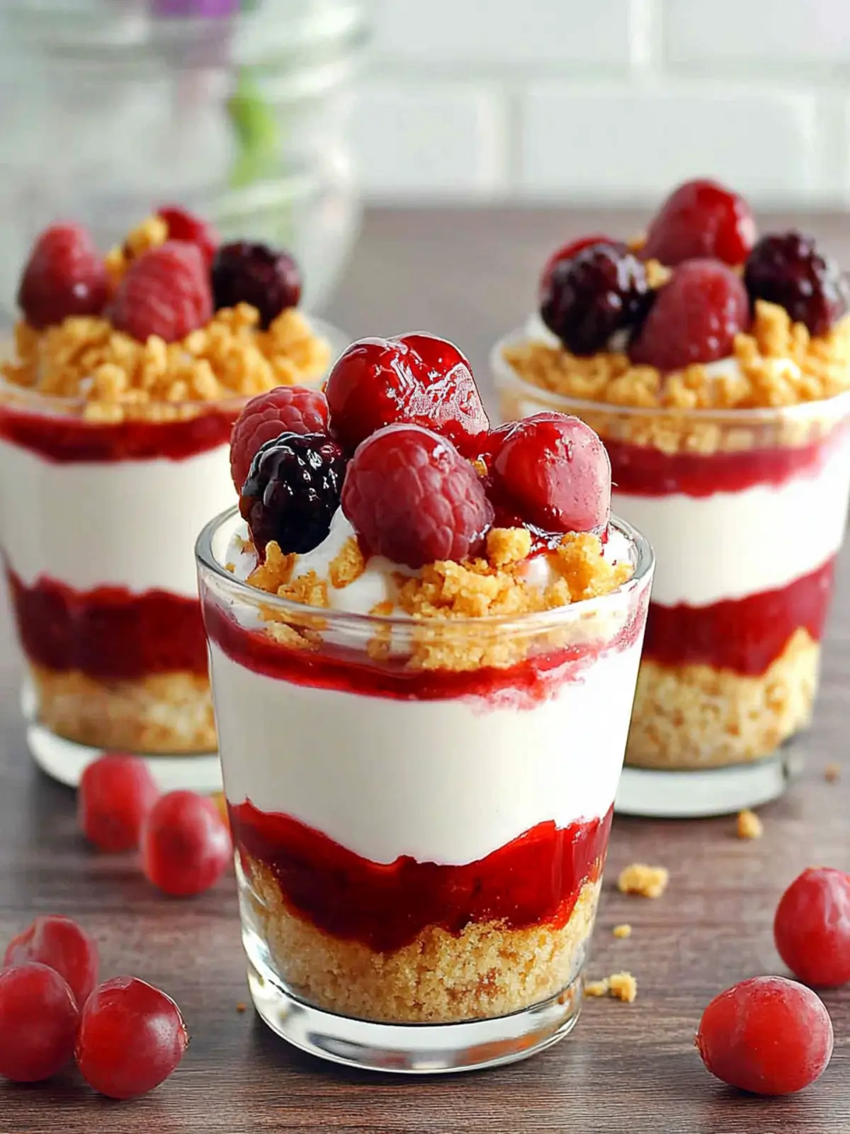 Delicious No-Bake Cheesecake Parfait: Easy Dessert Magic 2 No-Bake Cheesecake Parfait