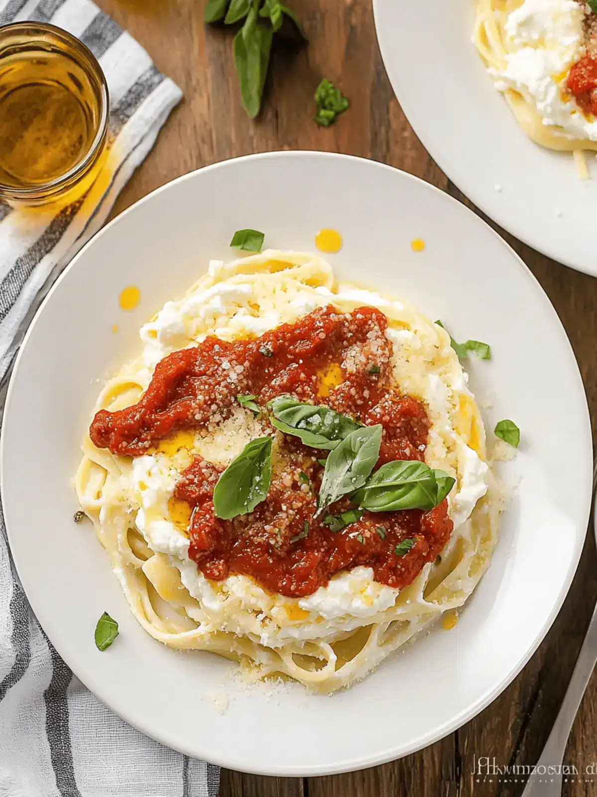 Lemon Ricotta Pasta with Marinara That'll Wow Your Taste Buds 4 Lemon Ricotta Pasta with Marinara
