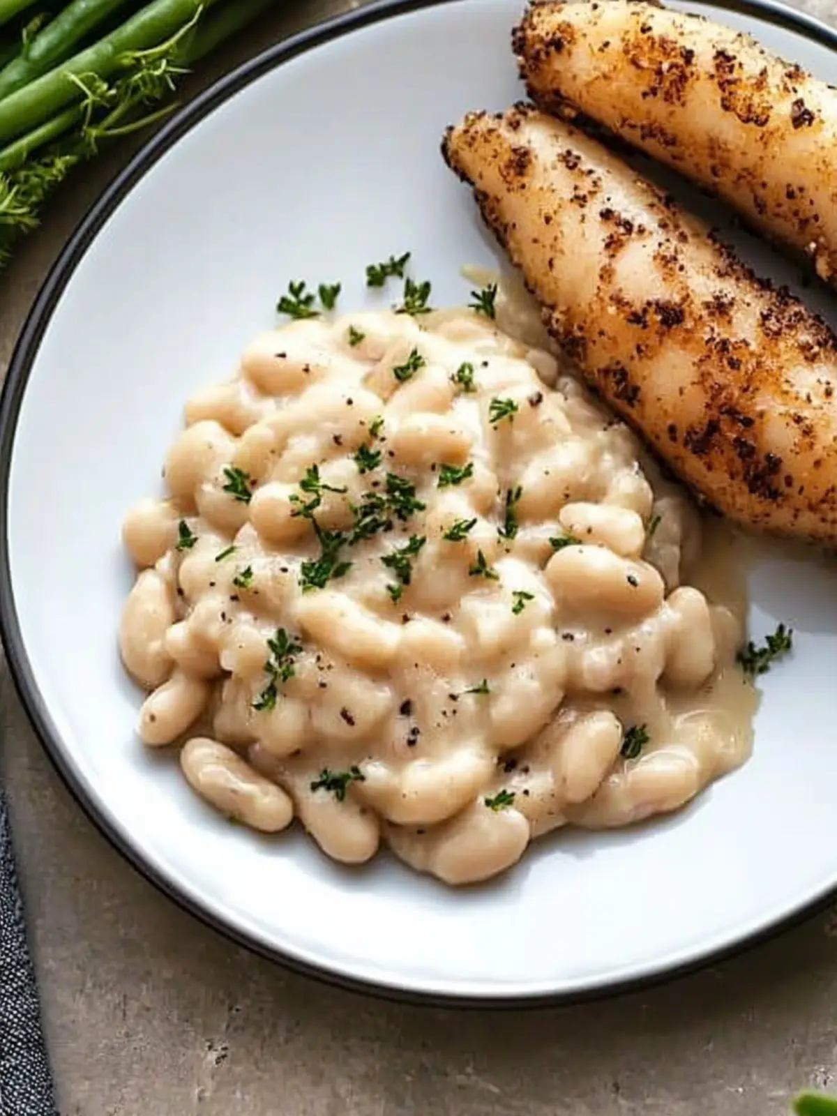 Creamy Parmesan Beans: Quick Skillet Magic in 10 Minutes 2 Parmesan Beans