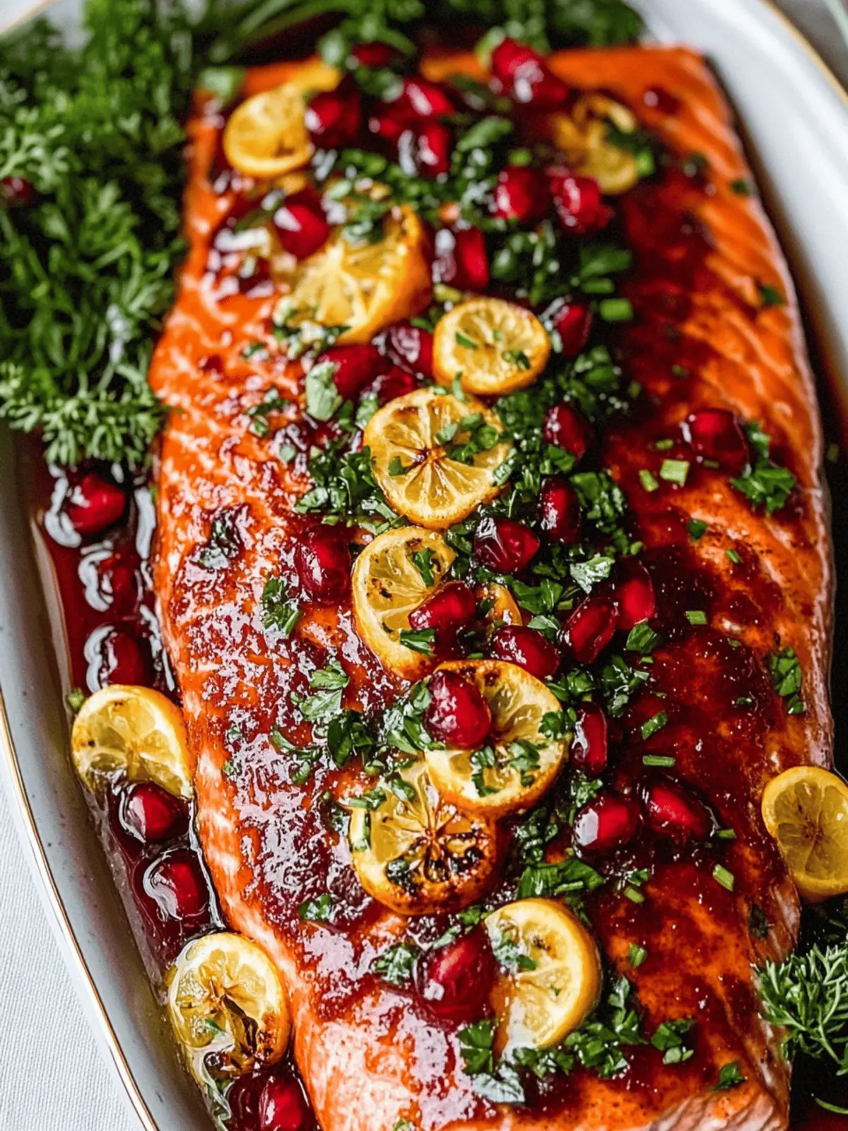 Mouthwatering Christmas Salmon with Pomegranate Glaze Recipe 4 Christmas Salmon