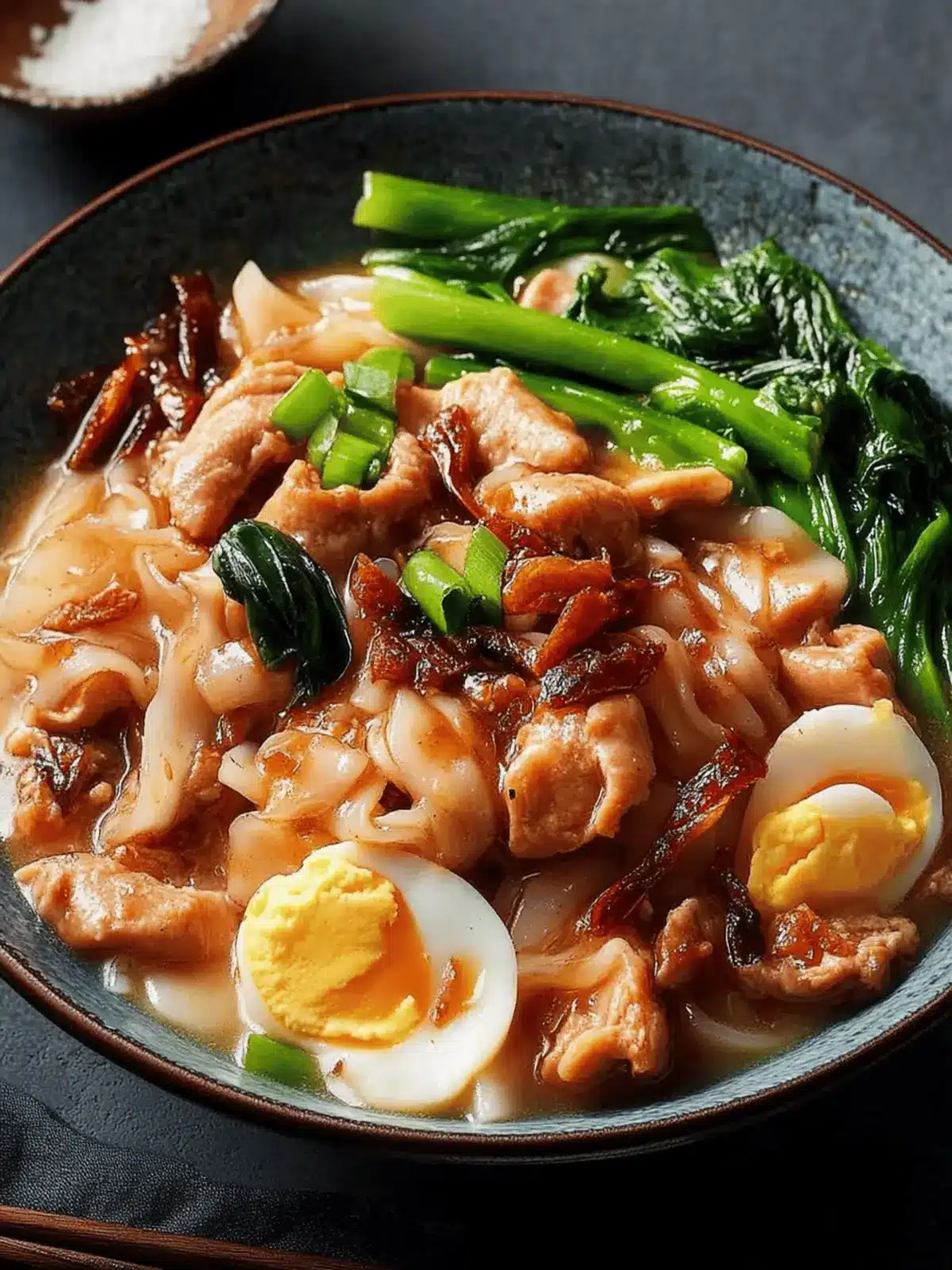 Savor Cantonese Rice Noodles with Egg Gravy Tonight! 2 Cantonese Rice Noodles with Egg Gravy