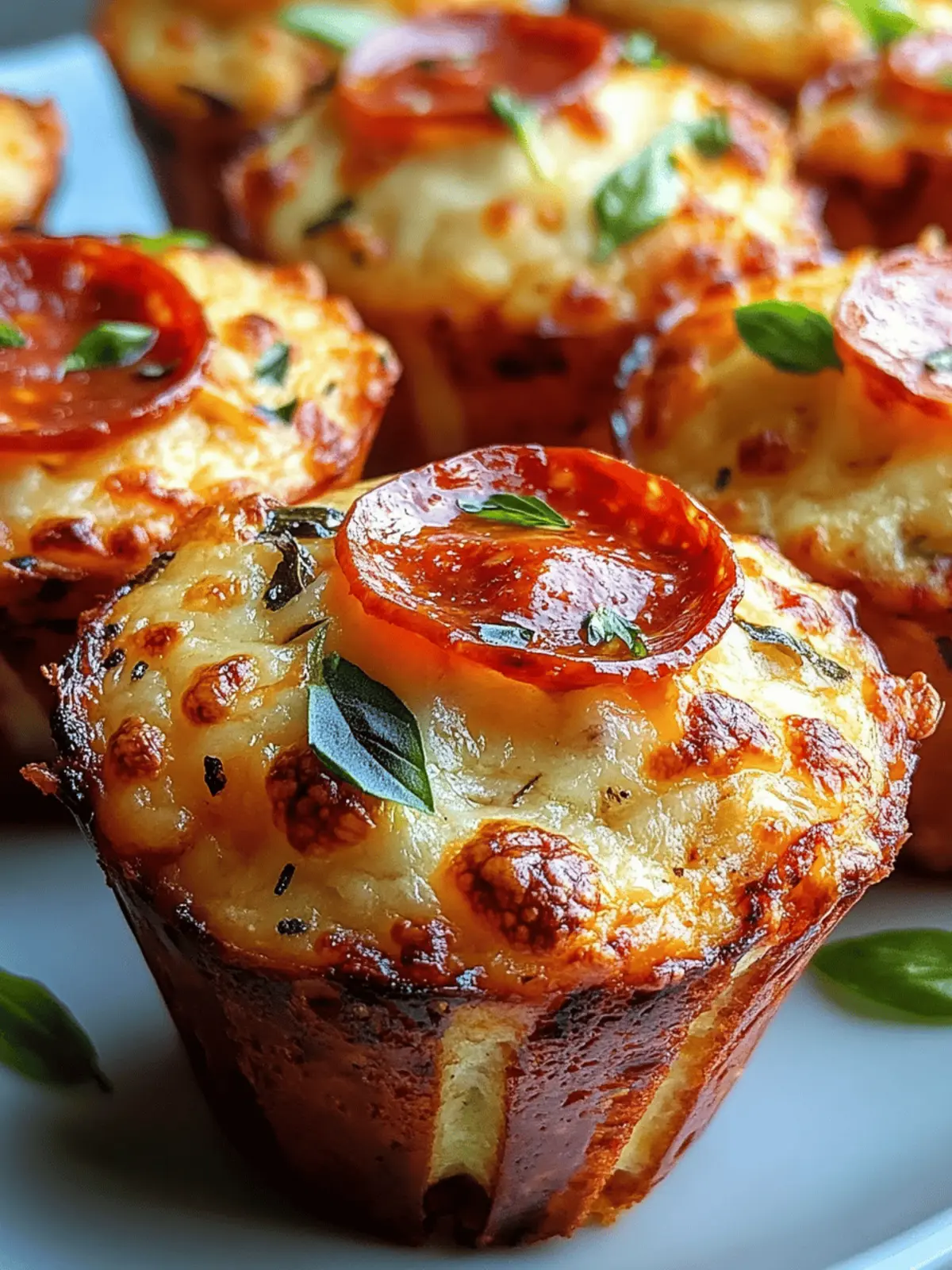 Delicious Pizza Muffins: A Fun Twist on Homemade Comfort Food 4 Pizza Muffins