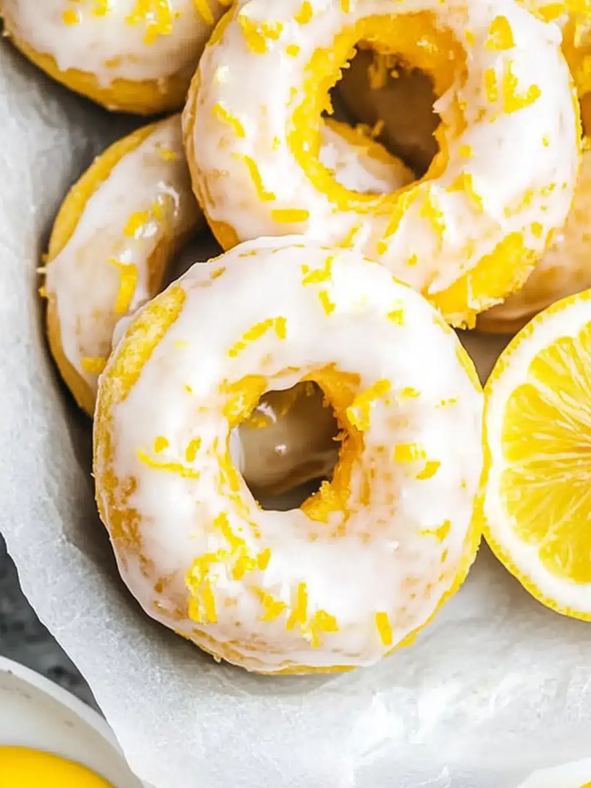 Lemon Vanilla Protein Donuts with Glaze That Delightfully Nourish 4 Lemon Vanilla Protein Donuts with Glaze