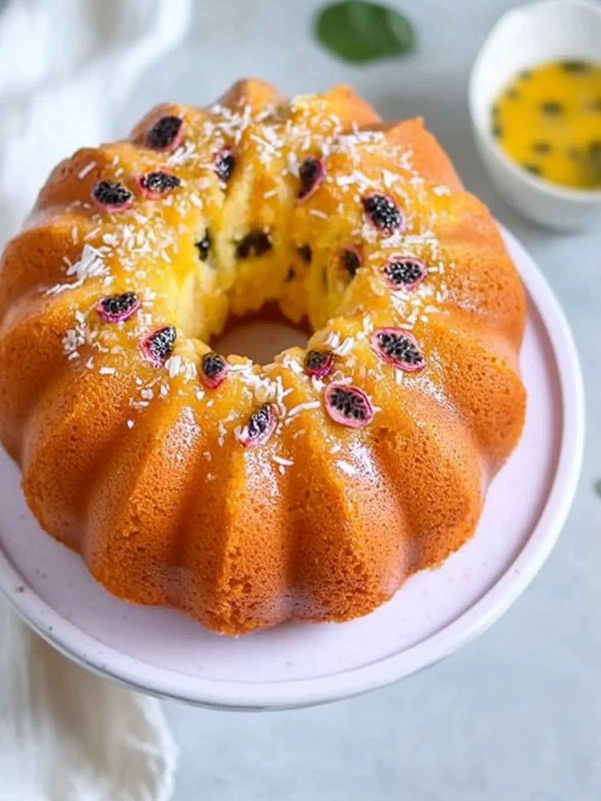 Heavenly Passionfruit Coconut Bundt Cake for Sweet Moments 5 Passionfruit Coconut Bundt Cake
