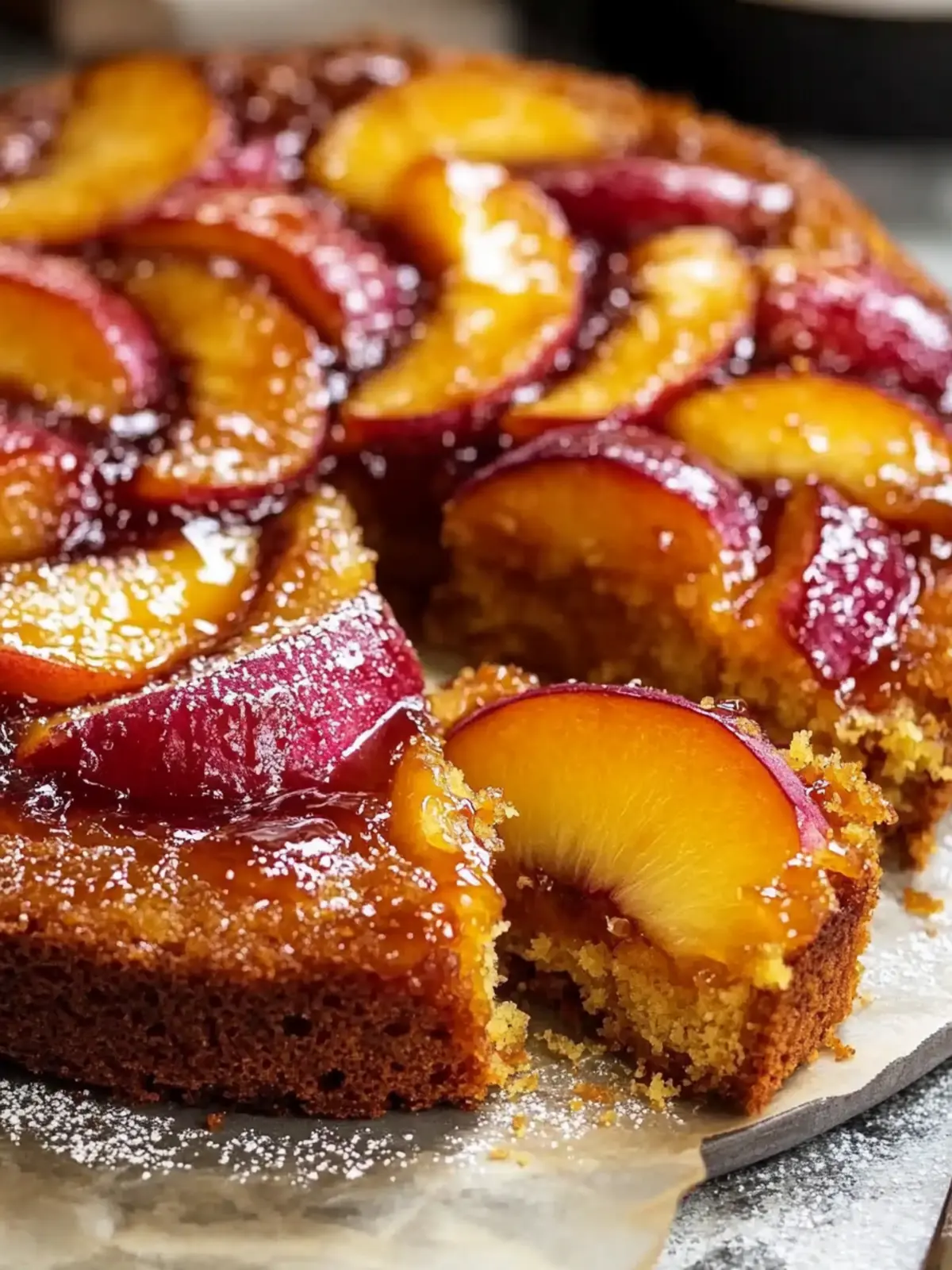 Mouthwatering Bourbon Peach Upside Down Cake to Savor 3 Mouthwatering Bourbon Peach Upside Down Cake