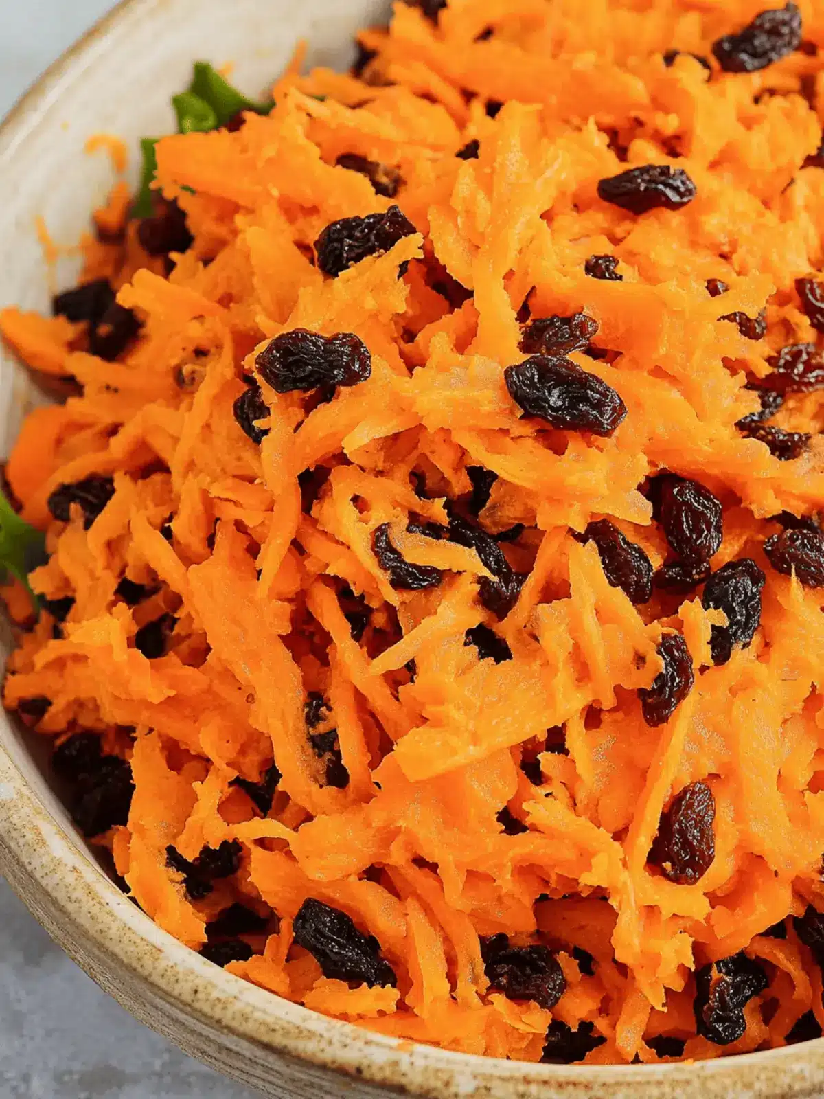 Brighten Your Day with Carrot Raisin Salad Delight 3 Carrot Raisin Salad