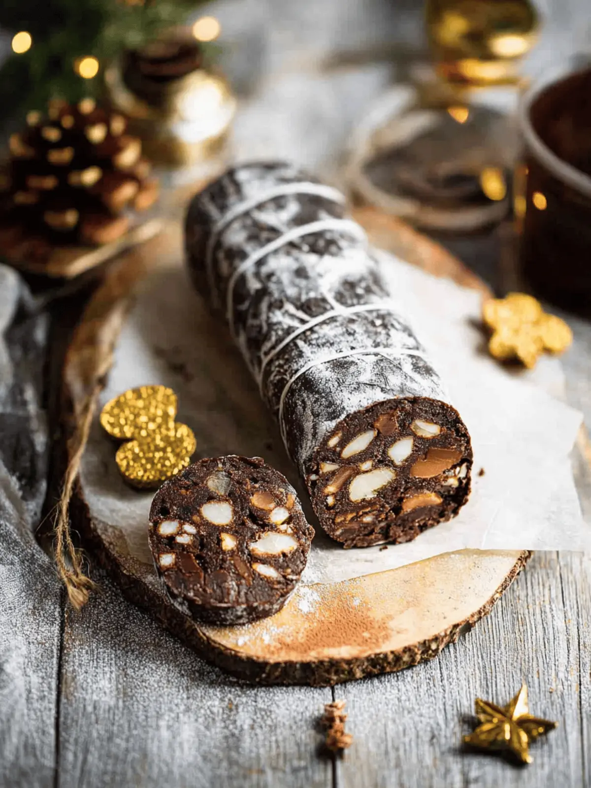Chocolate Salami: A Sweet Twist on a Classic Treat 3 Chocolate Salami