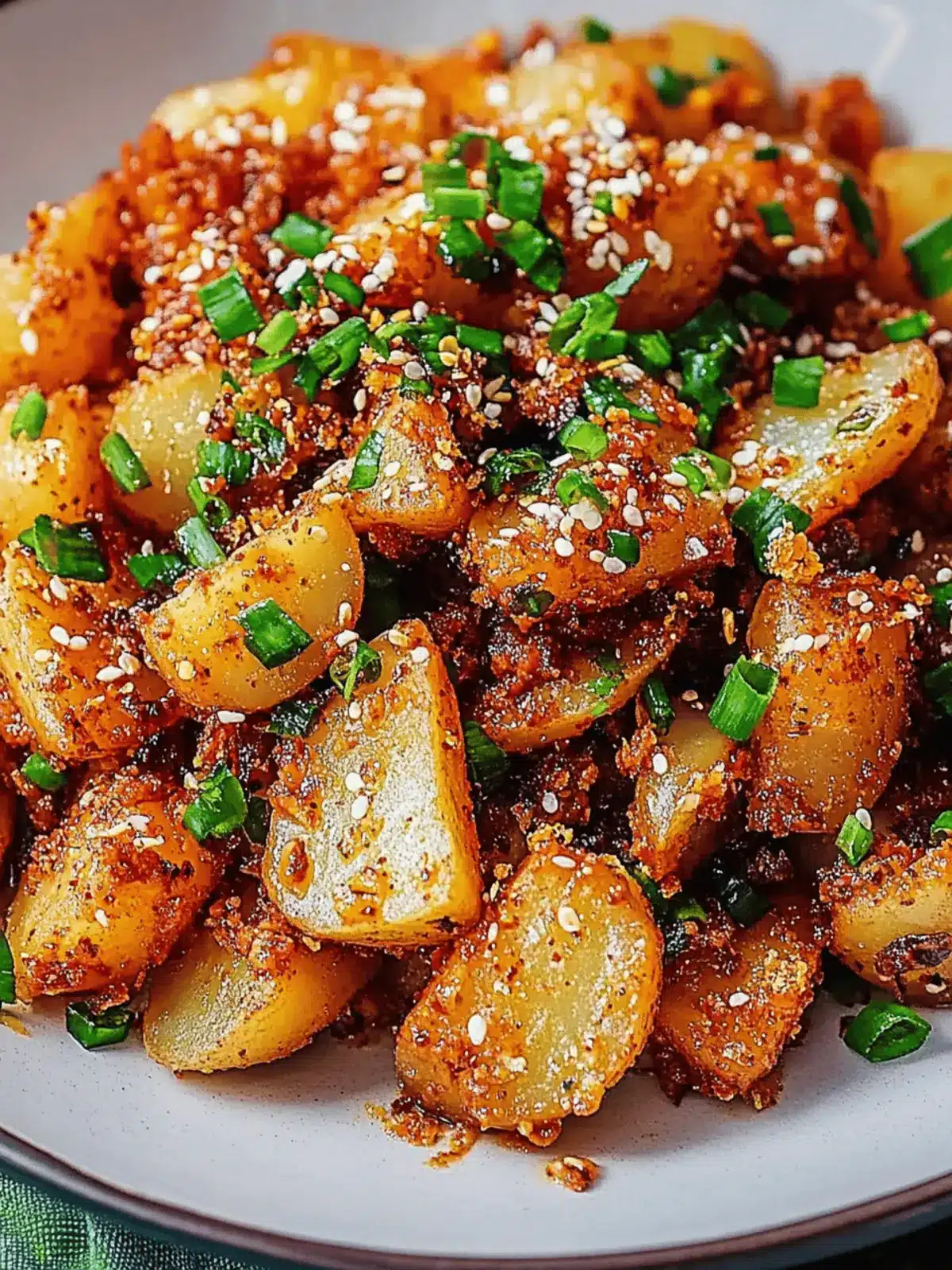 Crispy Korean Potato Dish with Zesty Shallot-Lime Sauce 4 Crispy Korean Potato Dish