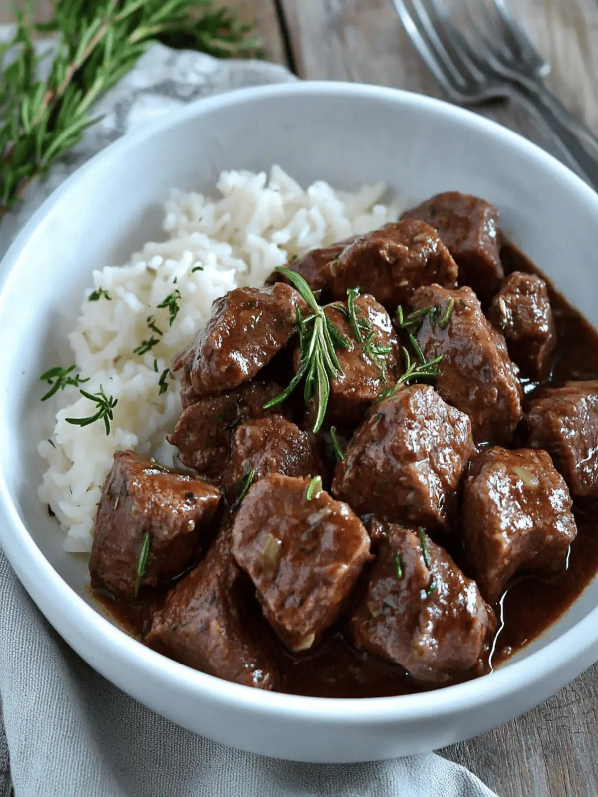 Garlic and Rosemary Beef Tips for Ultimate Comfort Food Bliss 4 Garlic and Rosemary Beef Tips