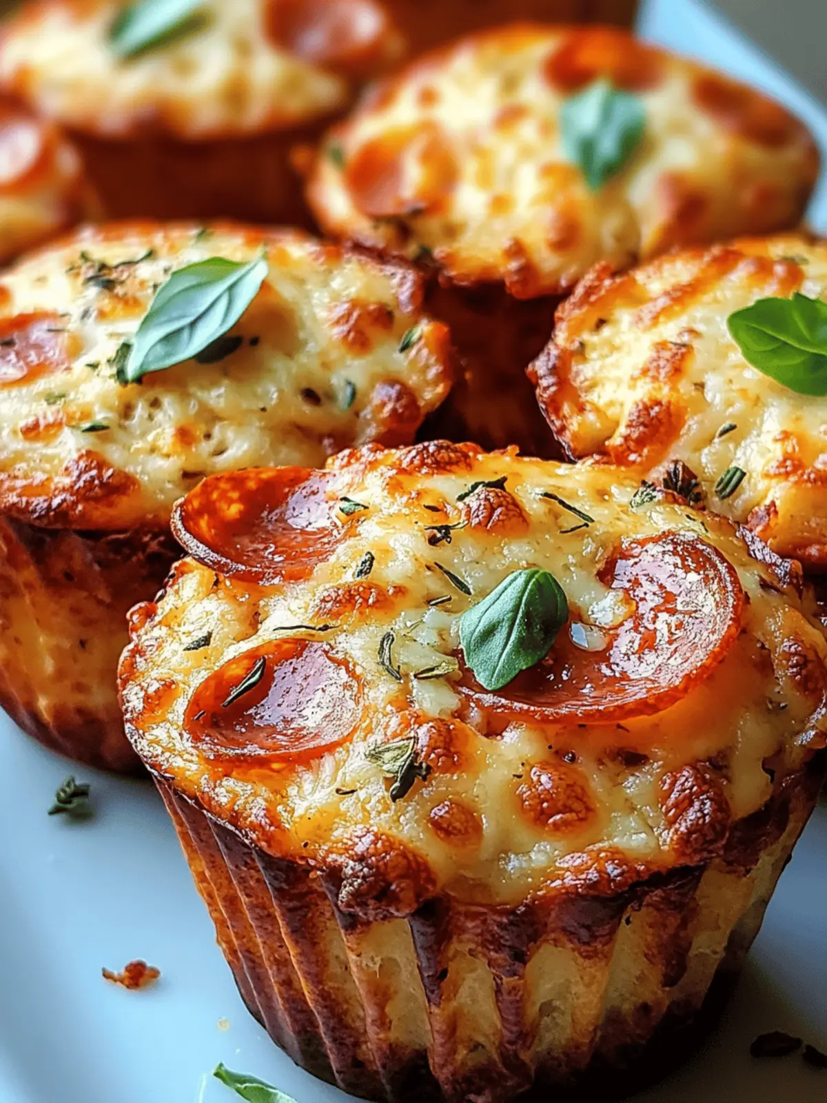 Delicious Pizza Muffins: A Fun Twist on Homemade Comfort Food 2 Pizza Muffins