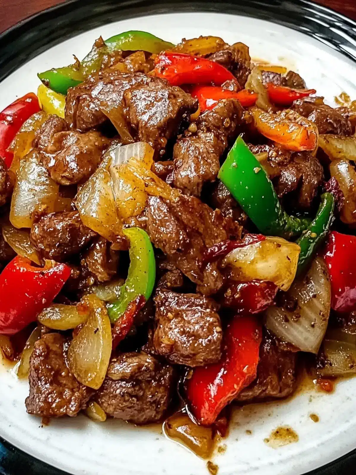 Savory Pepper Steak with Bell Peppers and Onion Delight 5 Pepper Steak with Bell Peppers and Onion