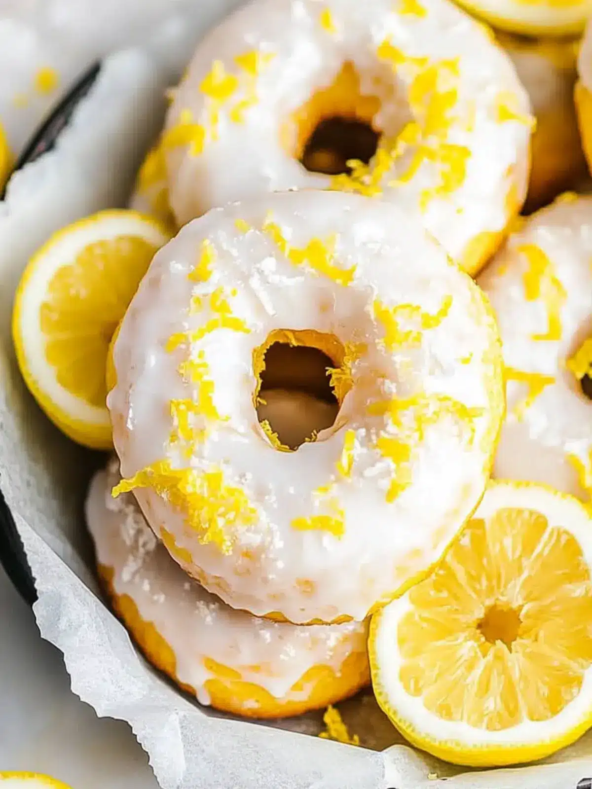 Lemon Vanilla Protein Donuts with Glaze That Delightfully Nourish 3 Lemon Vanilla Protein Donuts with Glaze