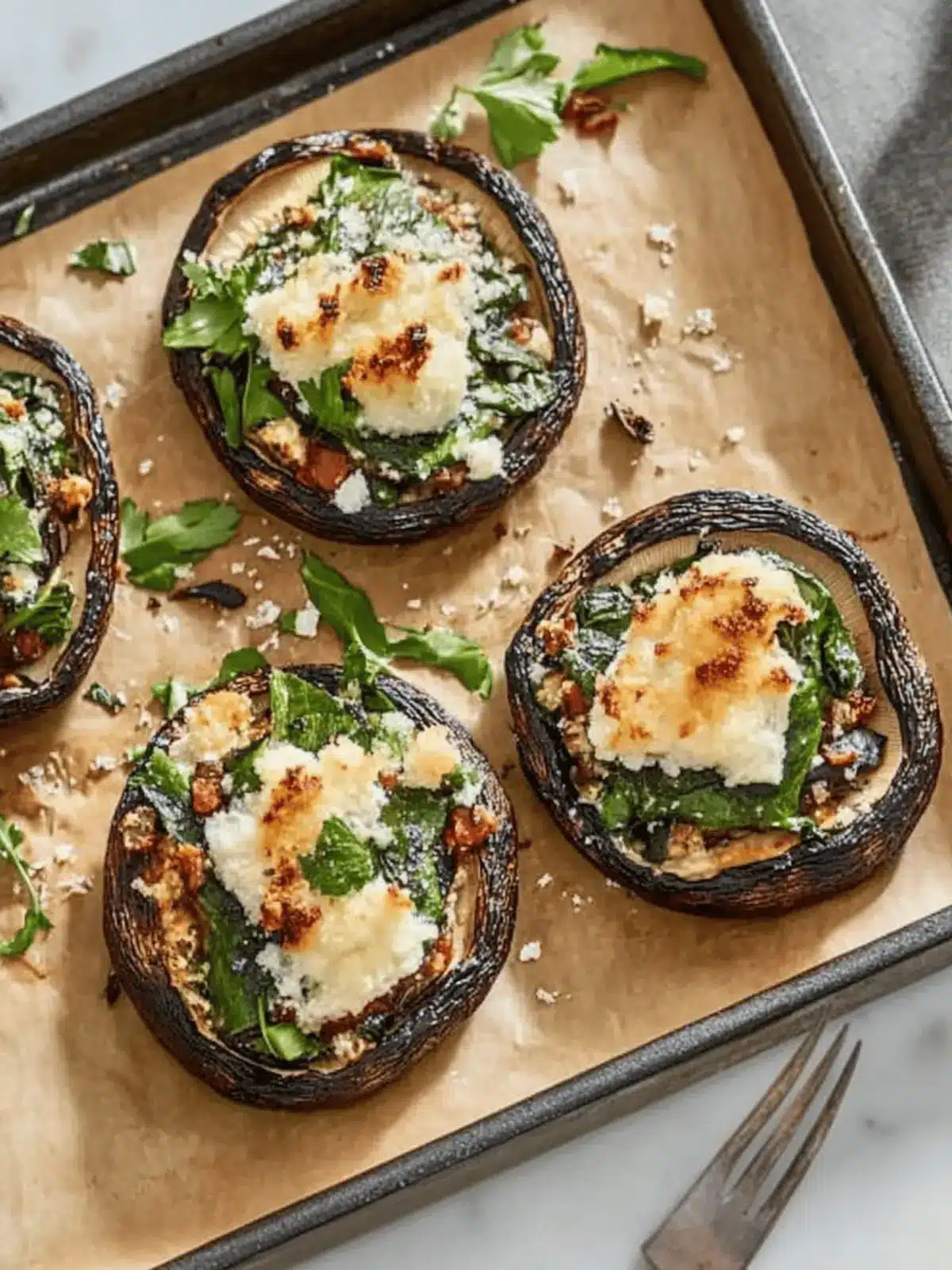 Melt-in-Your-Mouth Stuffed Portobello Mushrooms Delight 4 Stuffed Portobello Mushrooms