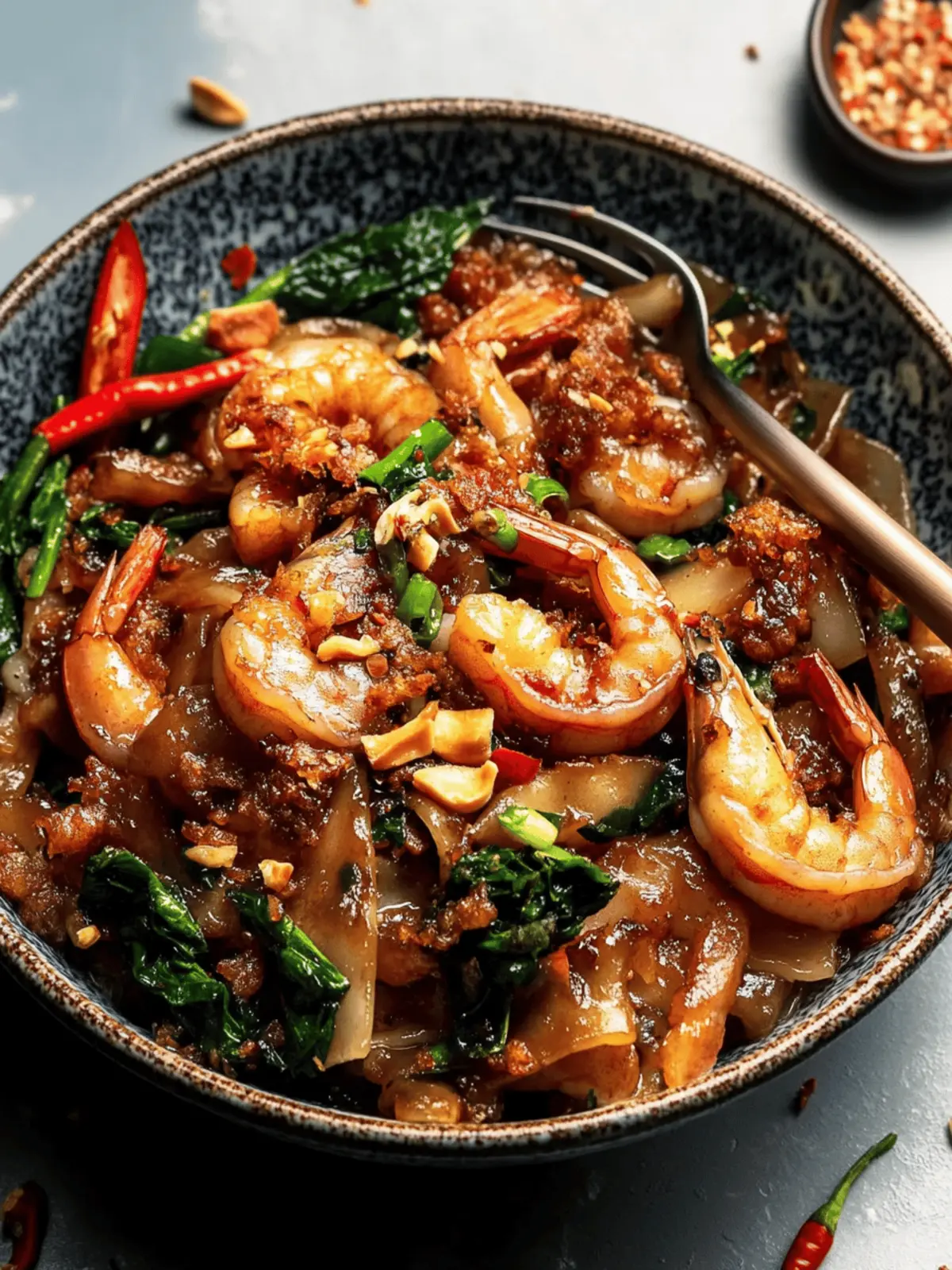Garlic Prawn Pad See Ew: Your New Flavorful Dinner Delight 3 Garlic Prawn Pad See Ew