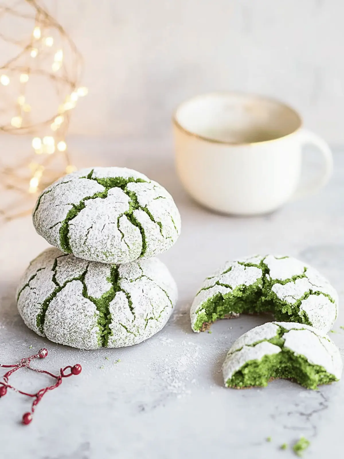 Delicious Pandan Crinkle Cookies for Sweet Moments at Home 2 Pandan Crinkle Cookies